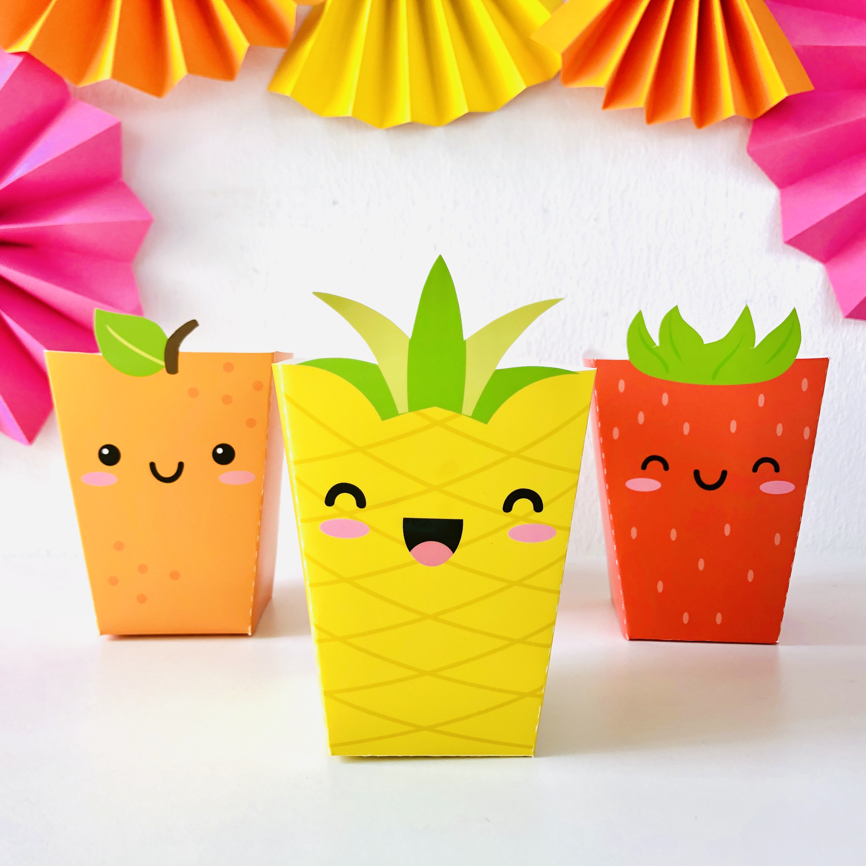 Tutti Frutti Favor Box design preview