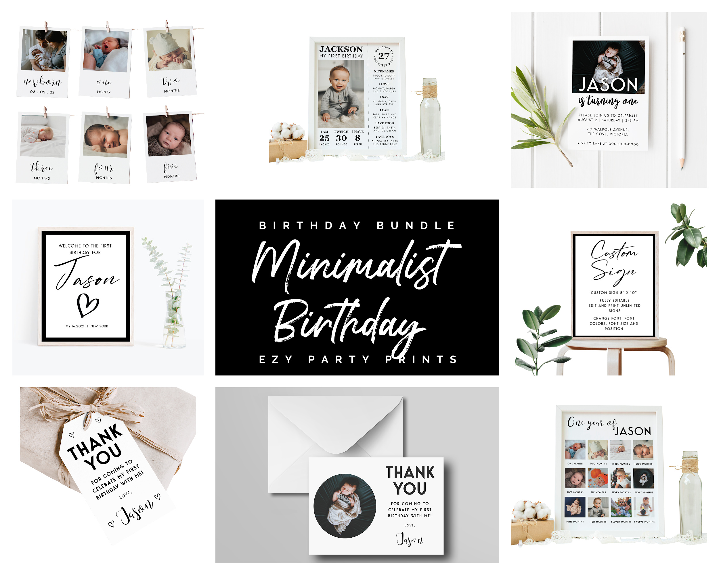 Basic Birthday Bundle design preview