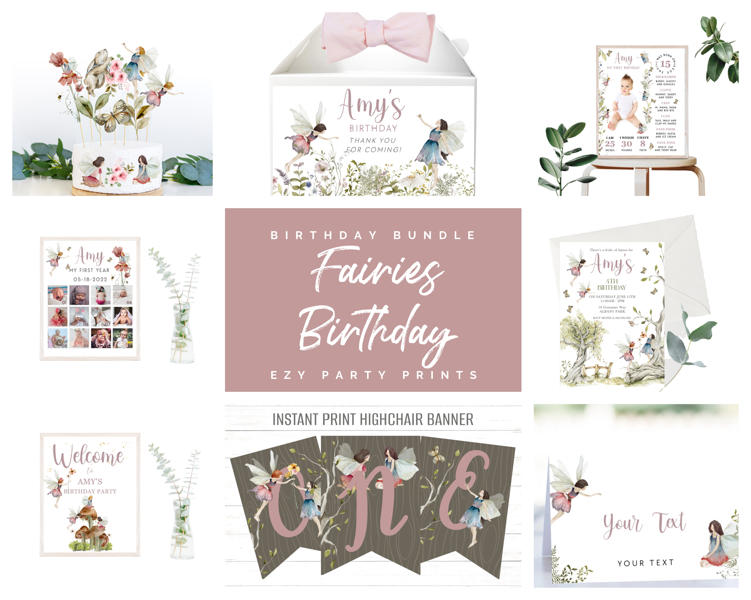 Enchanted Fairies Bundle design preview