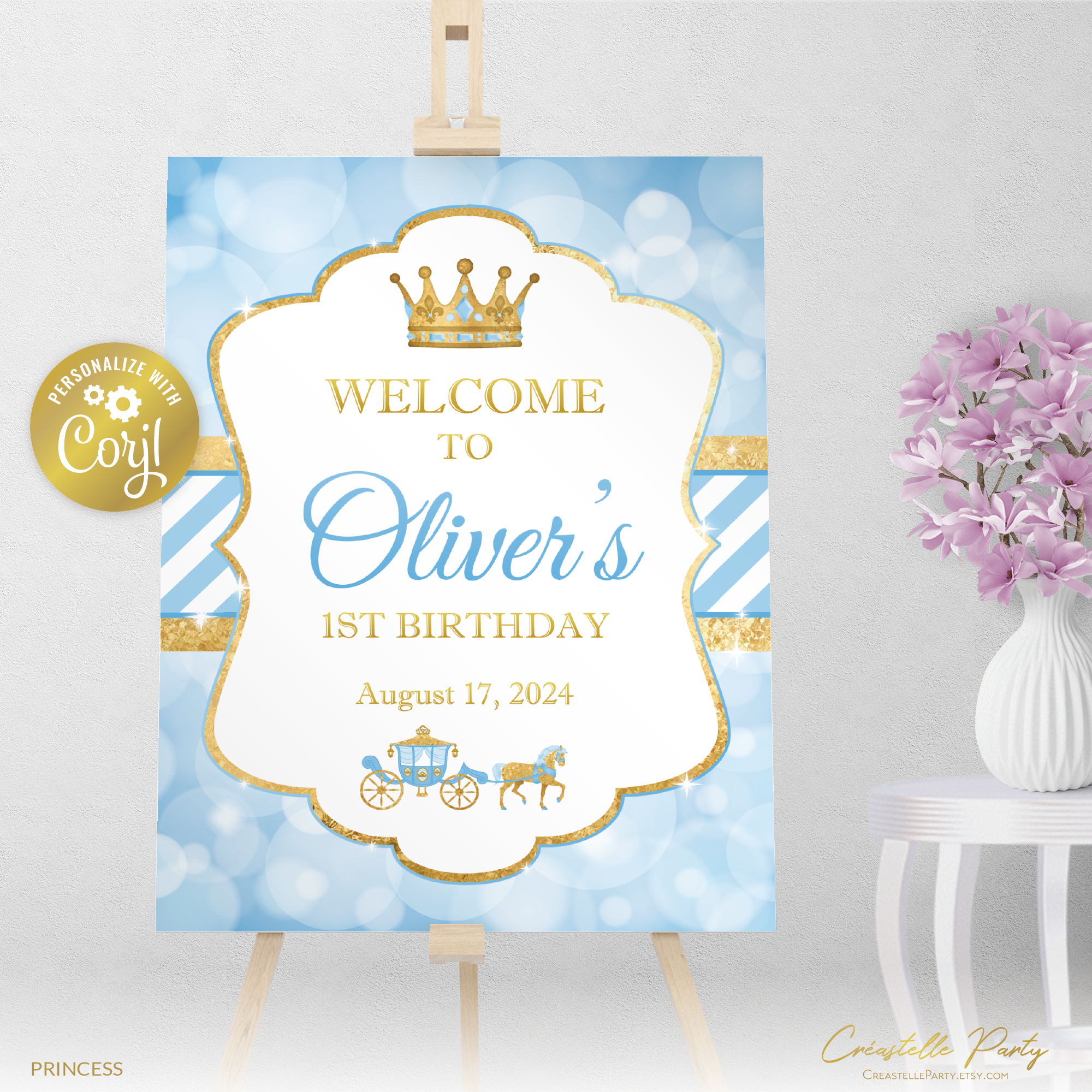 prince sky gold bokeh - welcome design preview