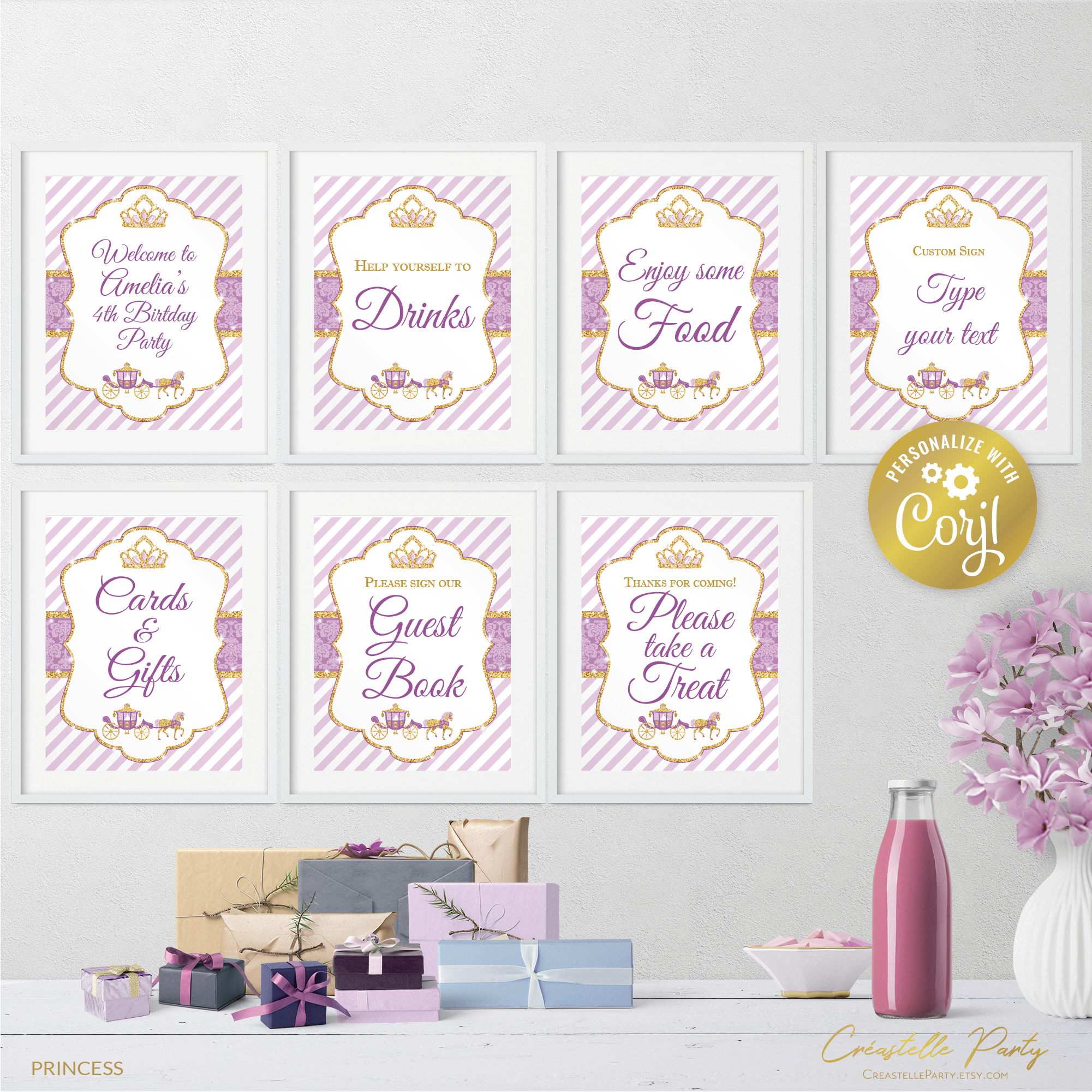 princess purple - signs design preview