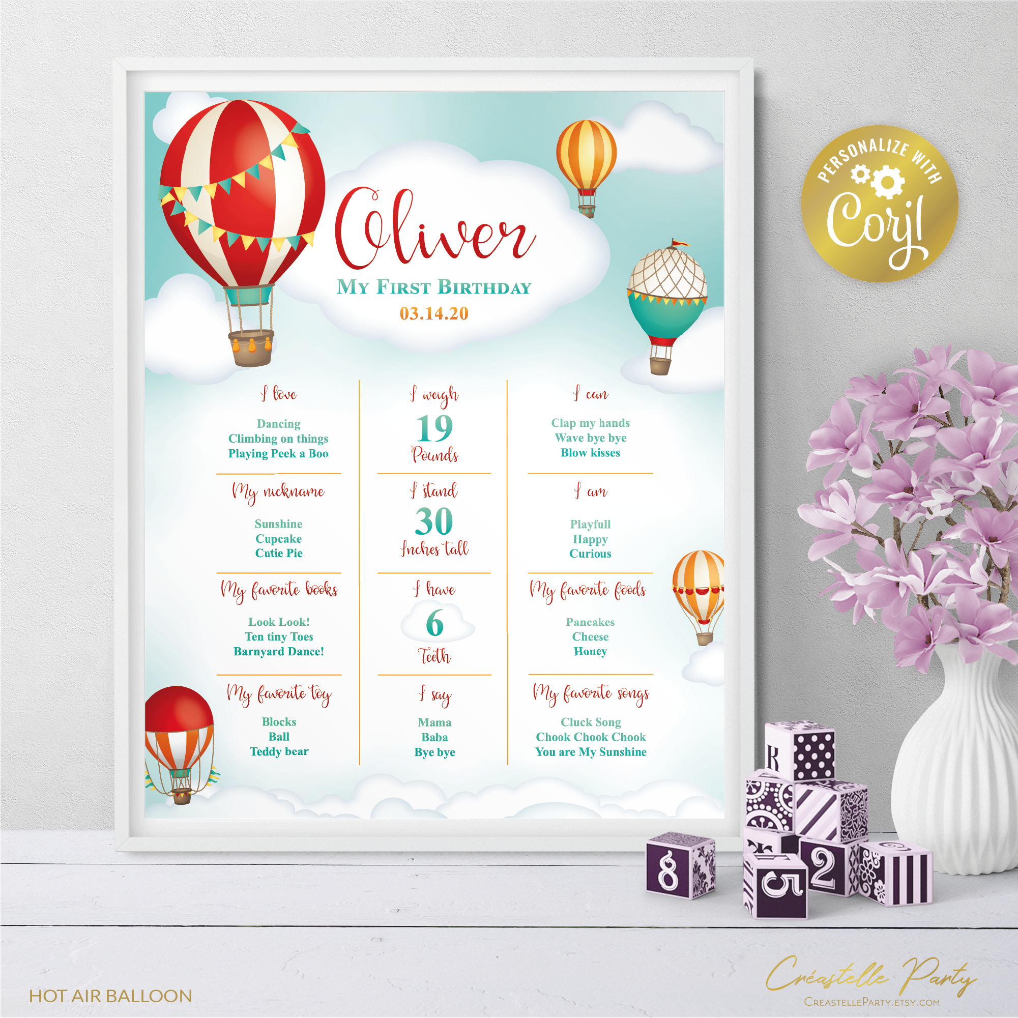HotAirBalloon red - milestone design preview
