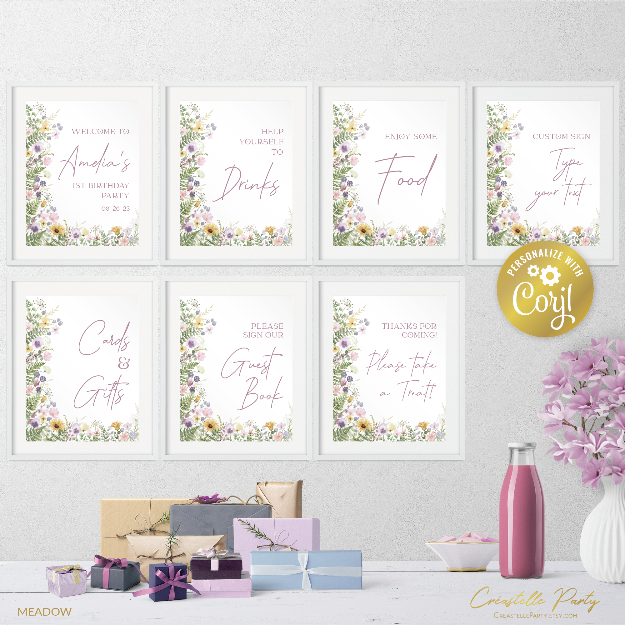 meadow delicate - signs design preview