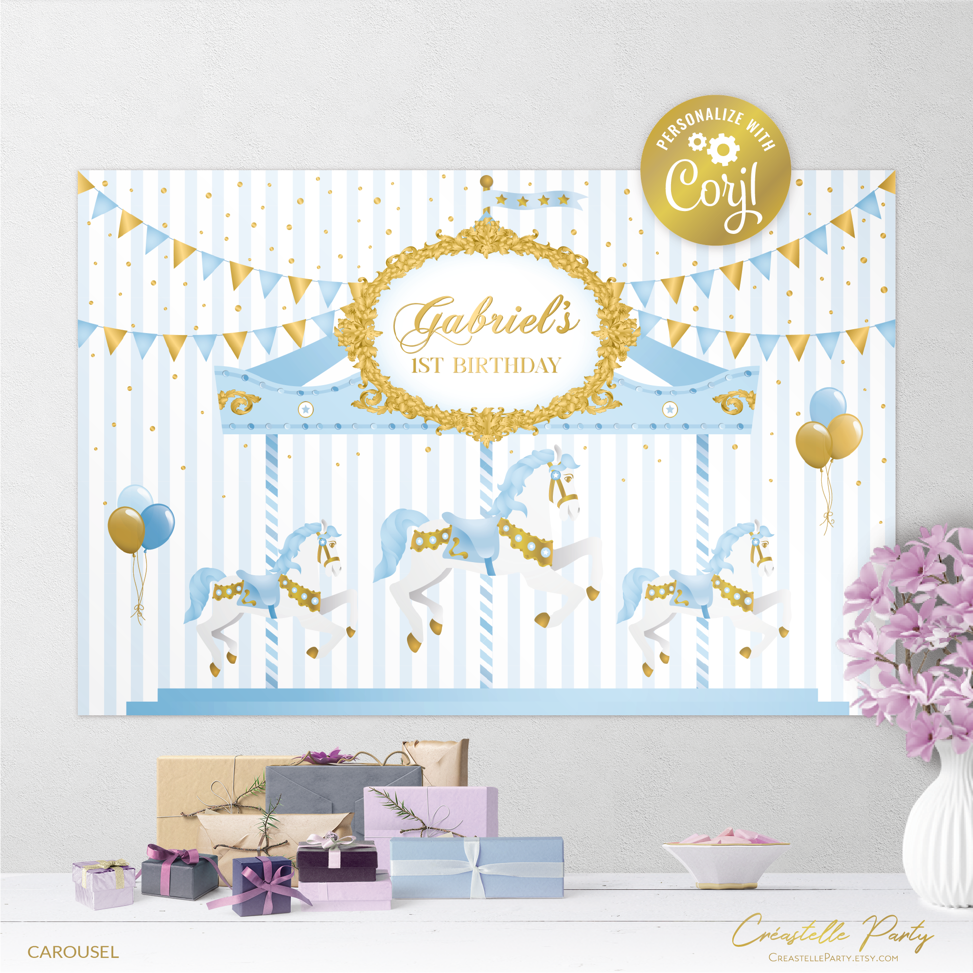 carousel sky - backdrop 2 design preview