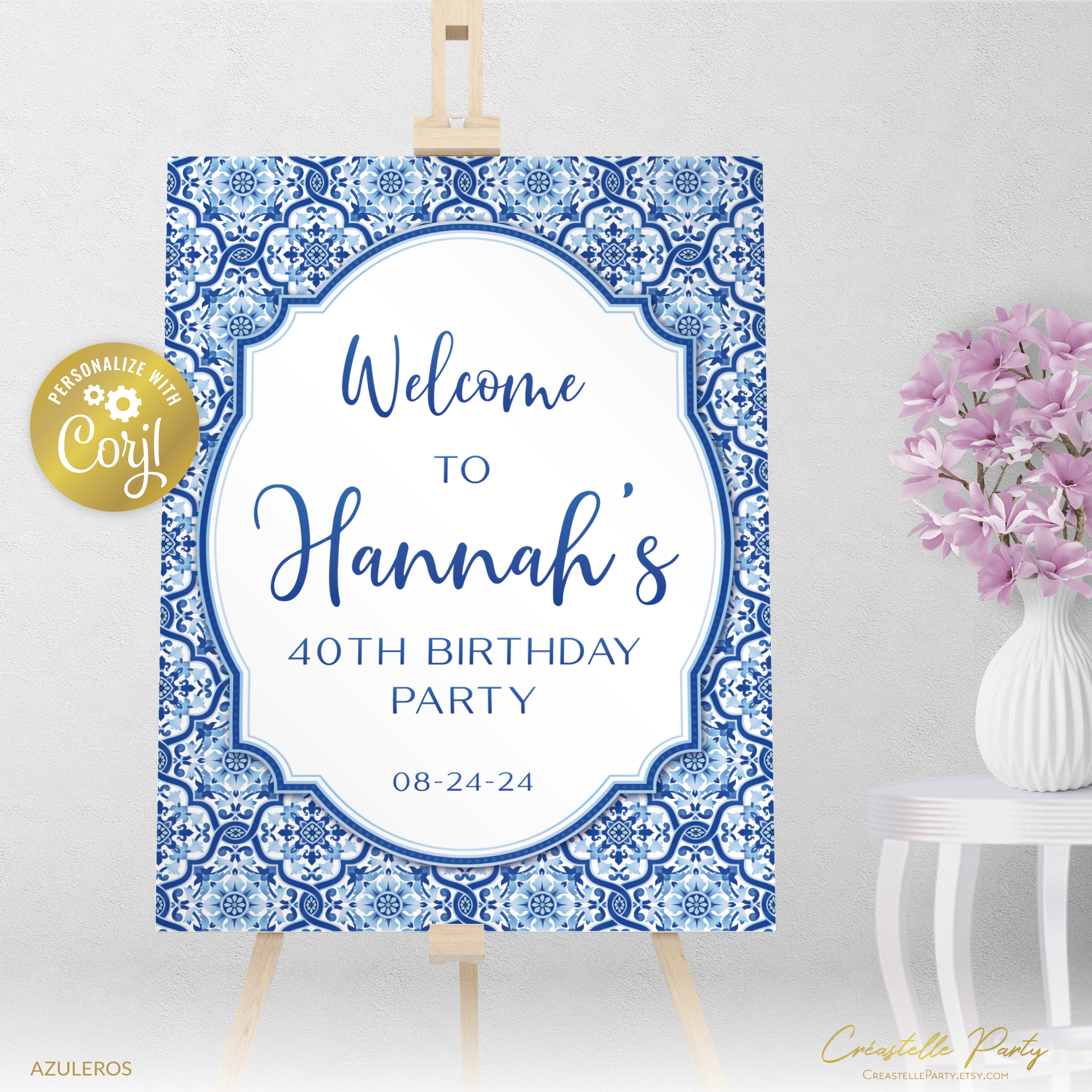 azuleros - welcome design preview