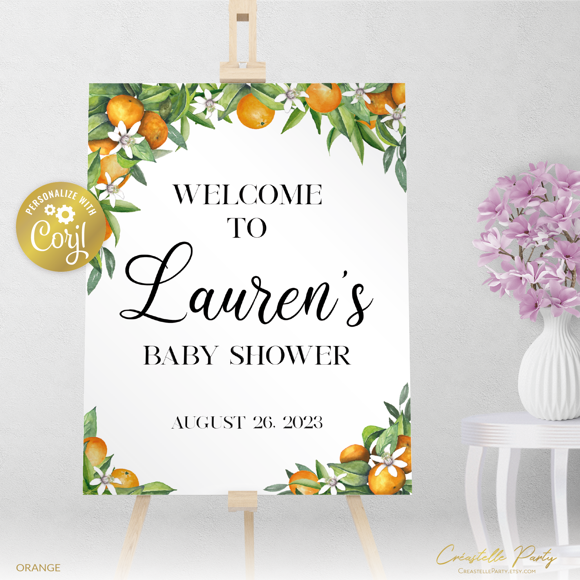 orange - welcome design preview