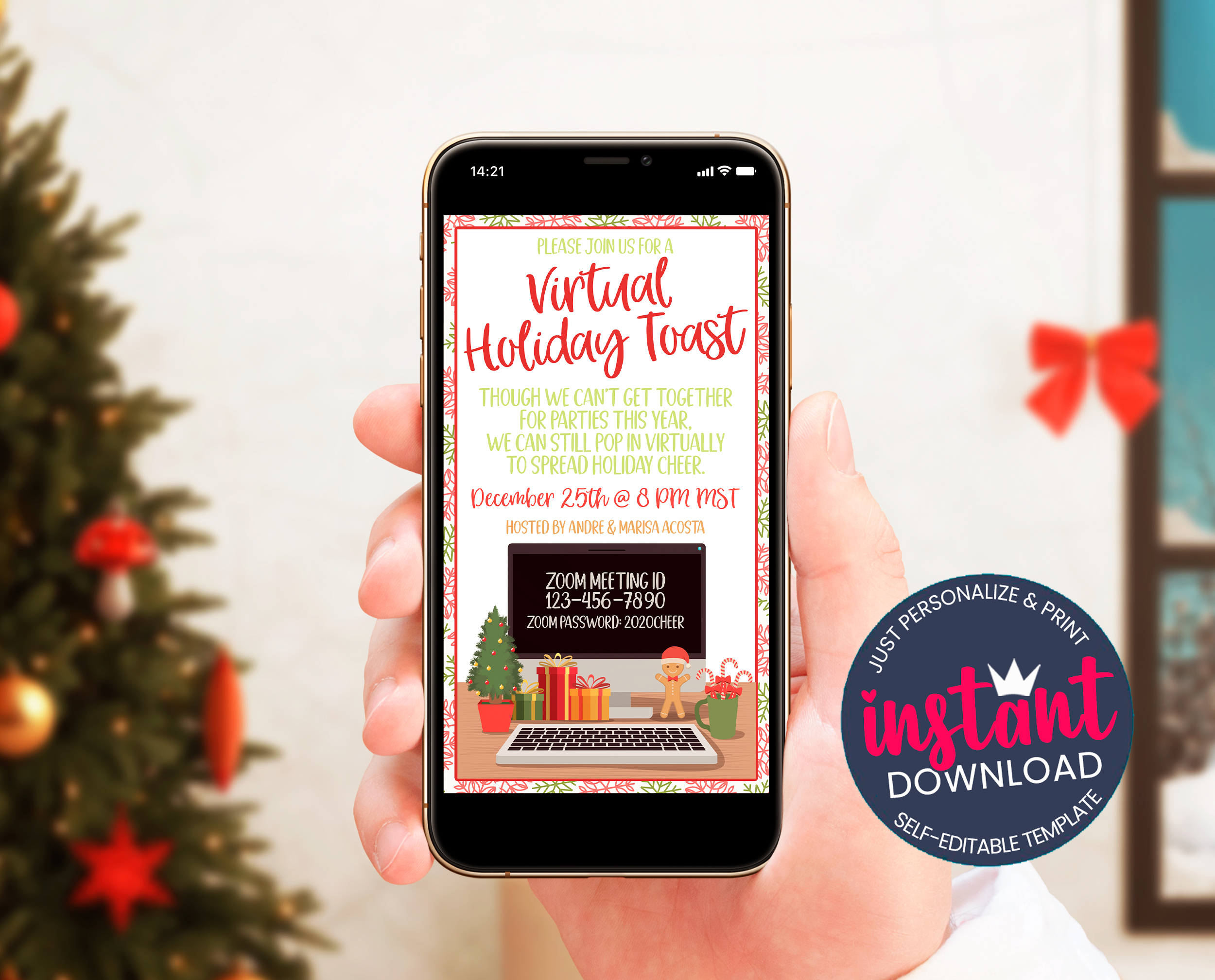 Virtual Holiday Cheer 2 design preview