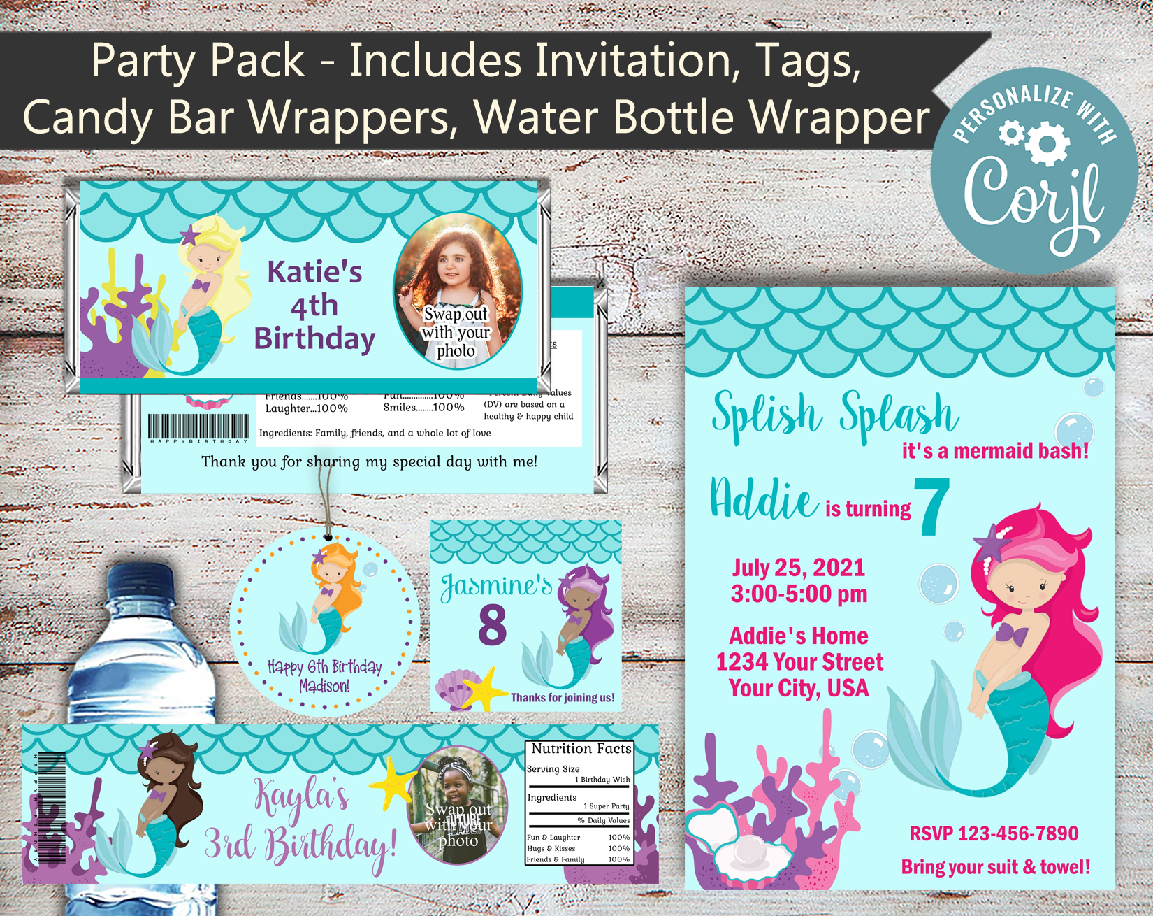 Mermaid Package design preview