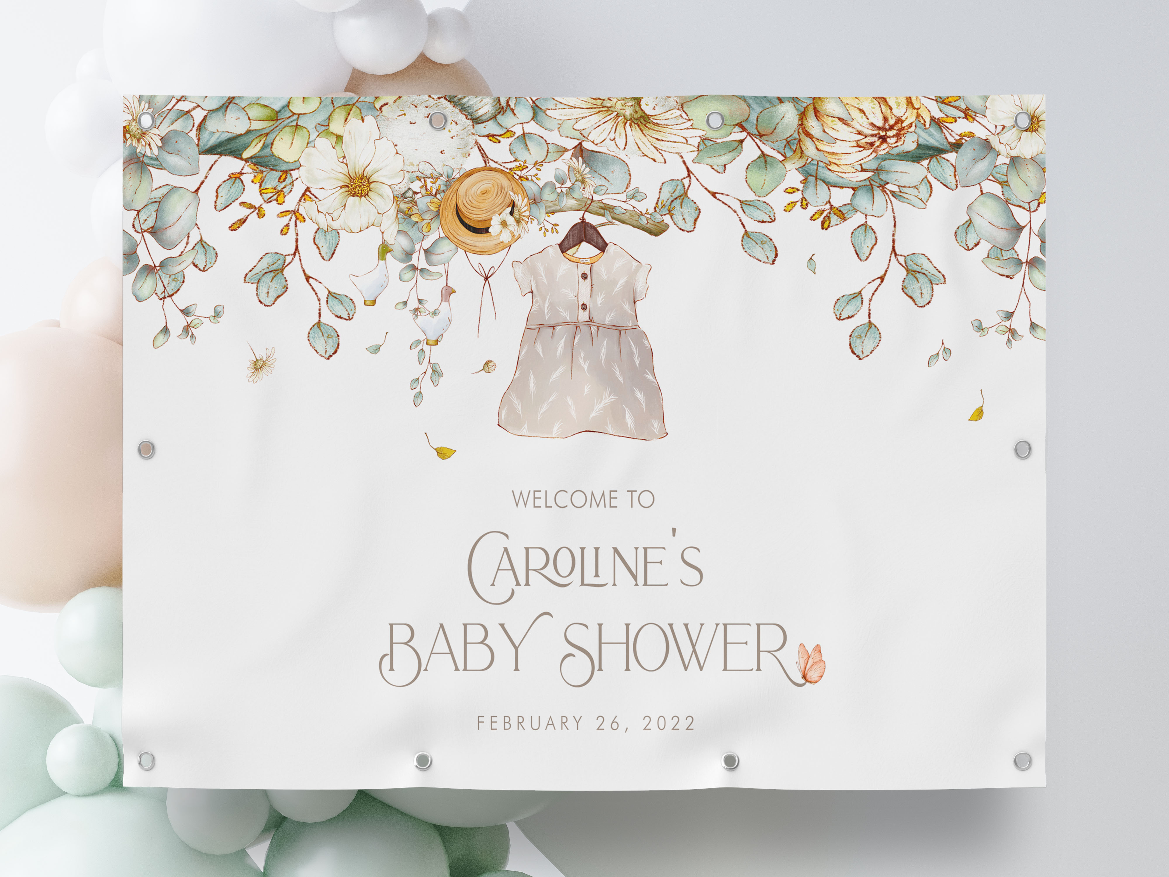 Storybook Backdrop- Baby Girl design preview