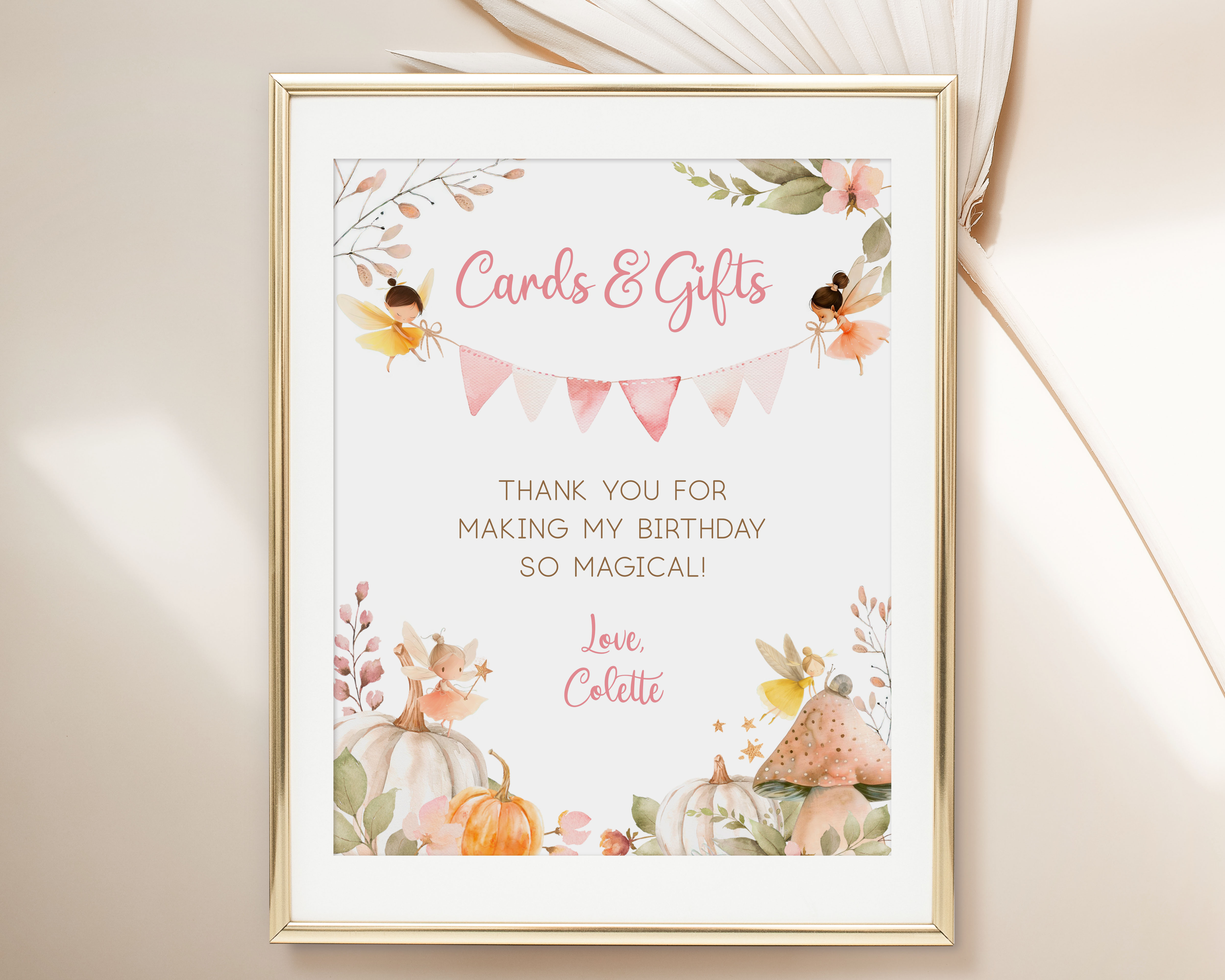 Autumn Fairies Cards & Gifts Signs design preview