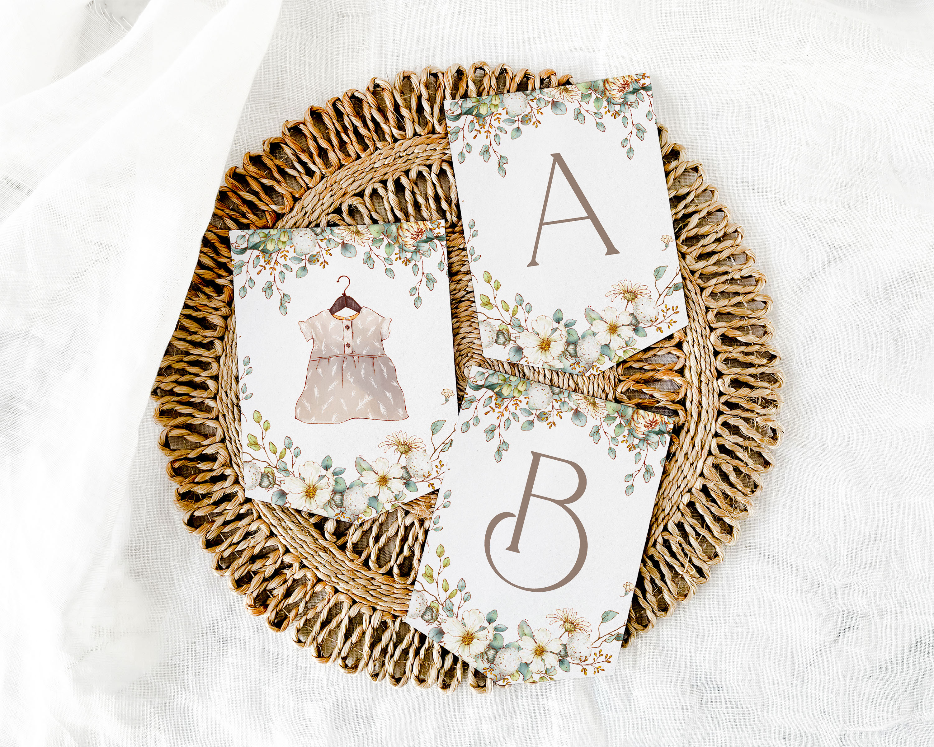 Vintage Baby Shower Banner- Baby Girl design preview