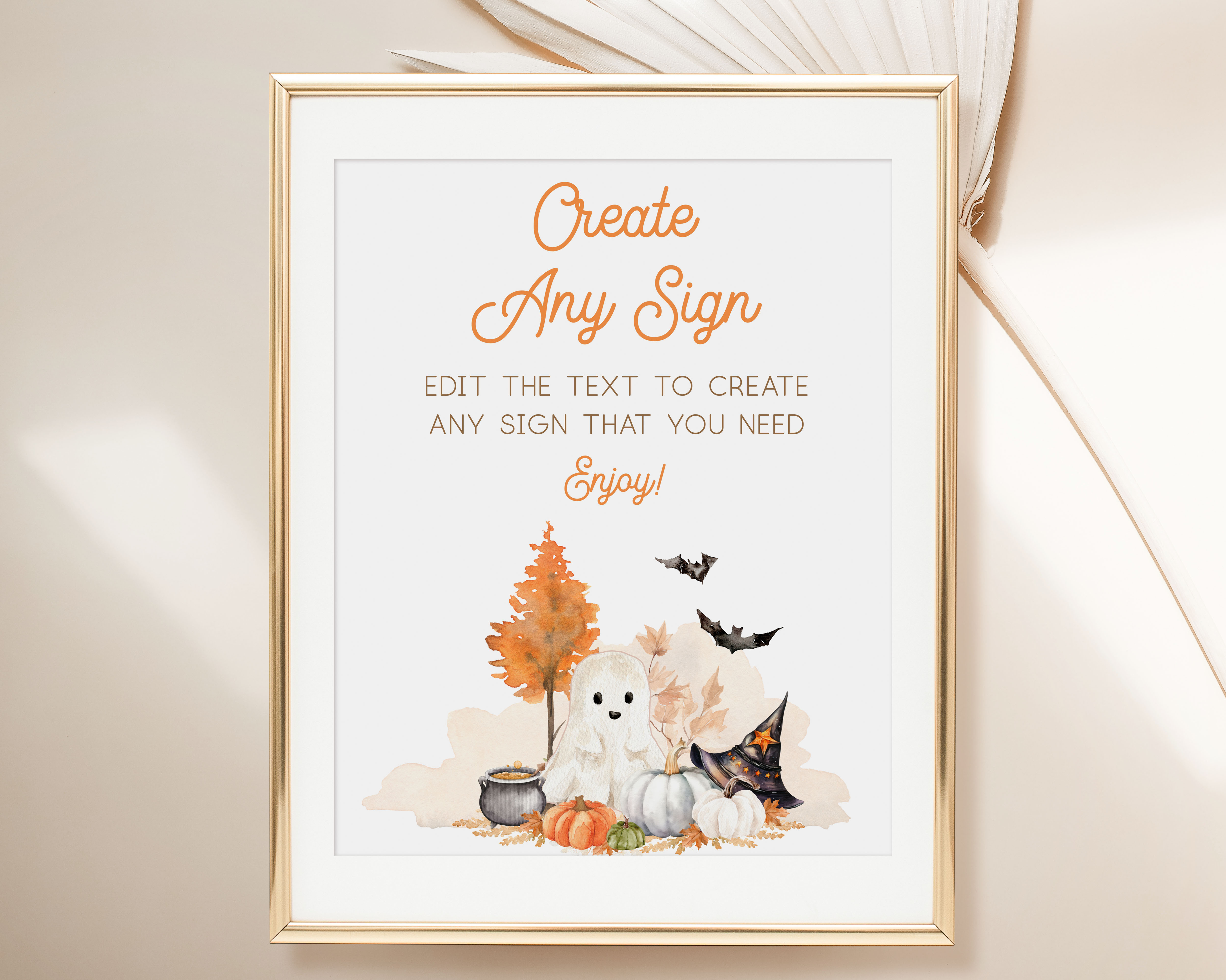 Little Boo Baby Shower Custom/DIY Signs design preview