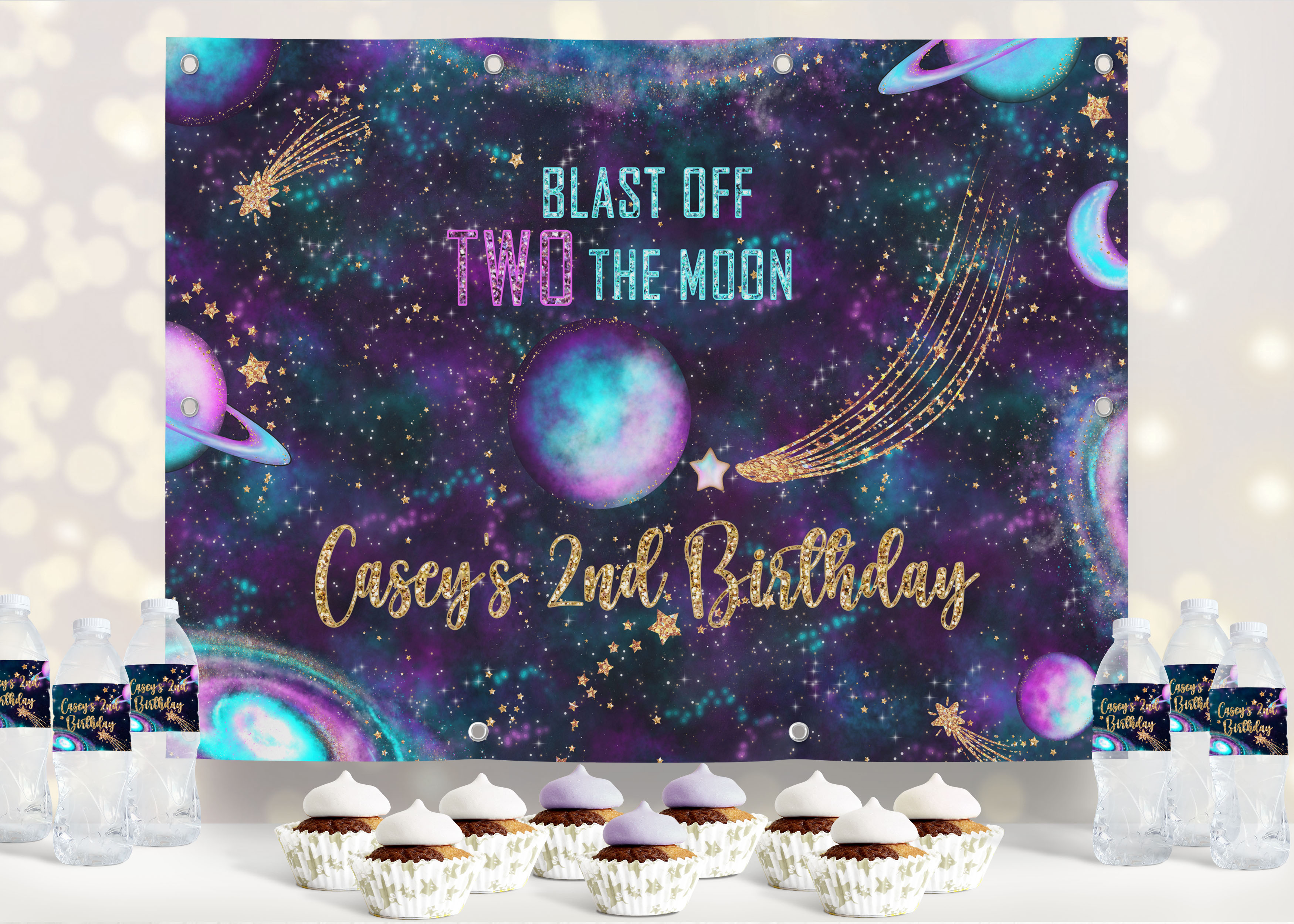Galaxy/Outer Space Backdrop design preview