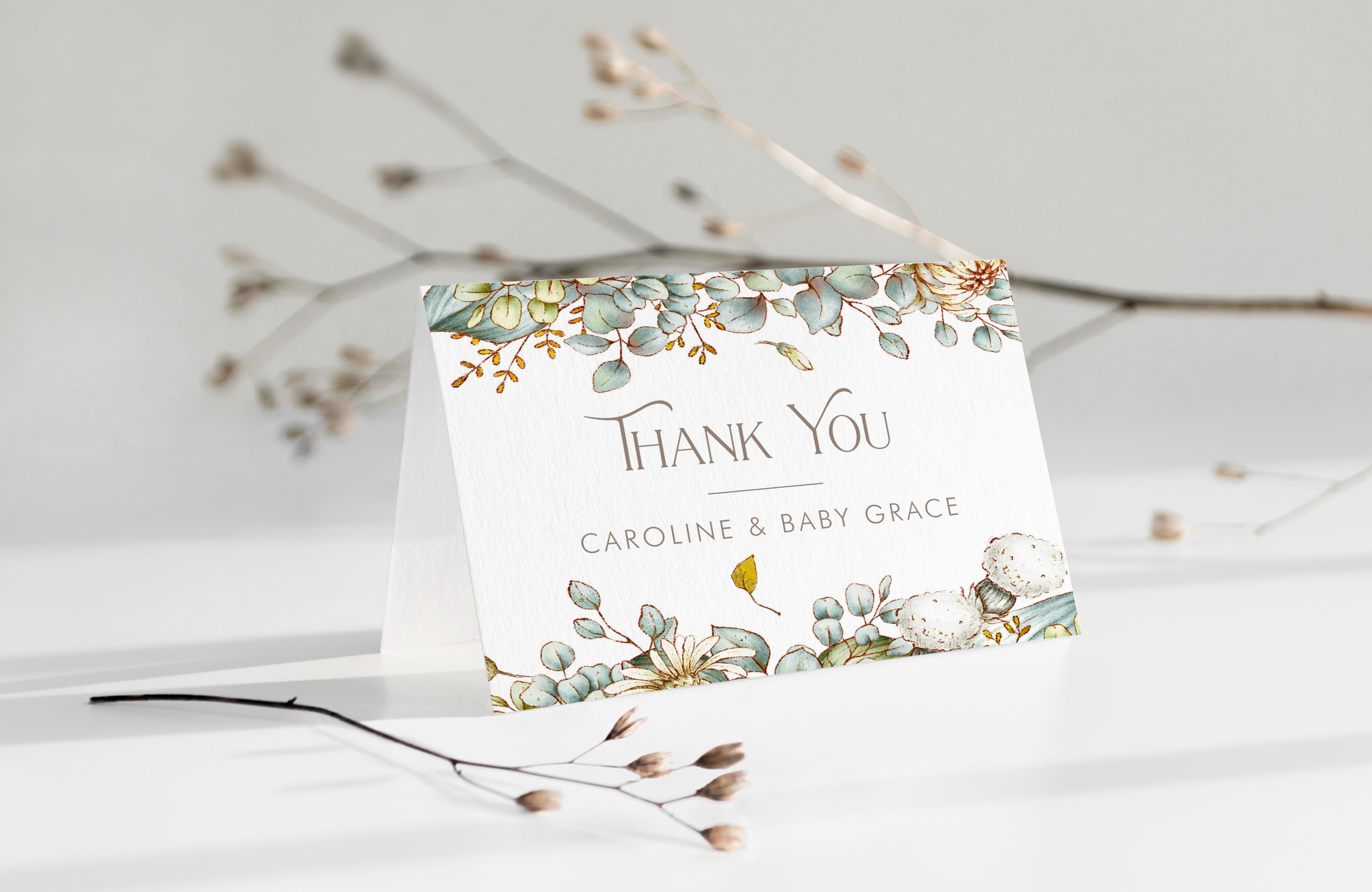 Storybook Thank You Cards design preview