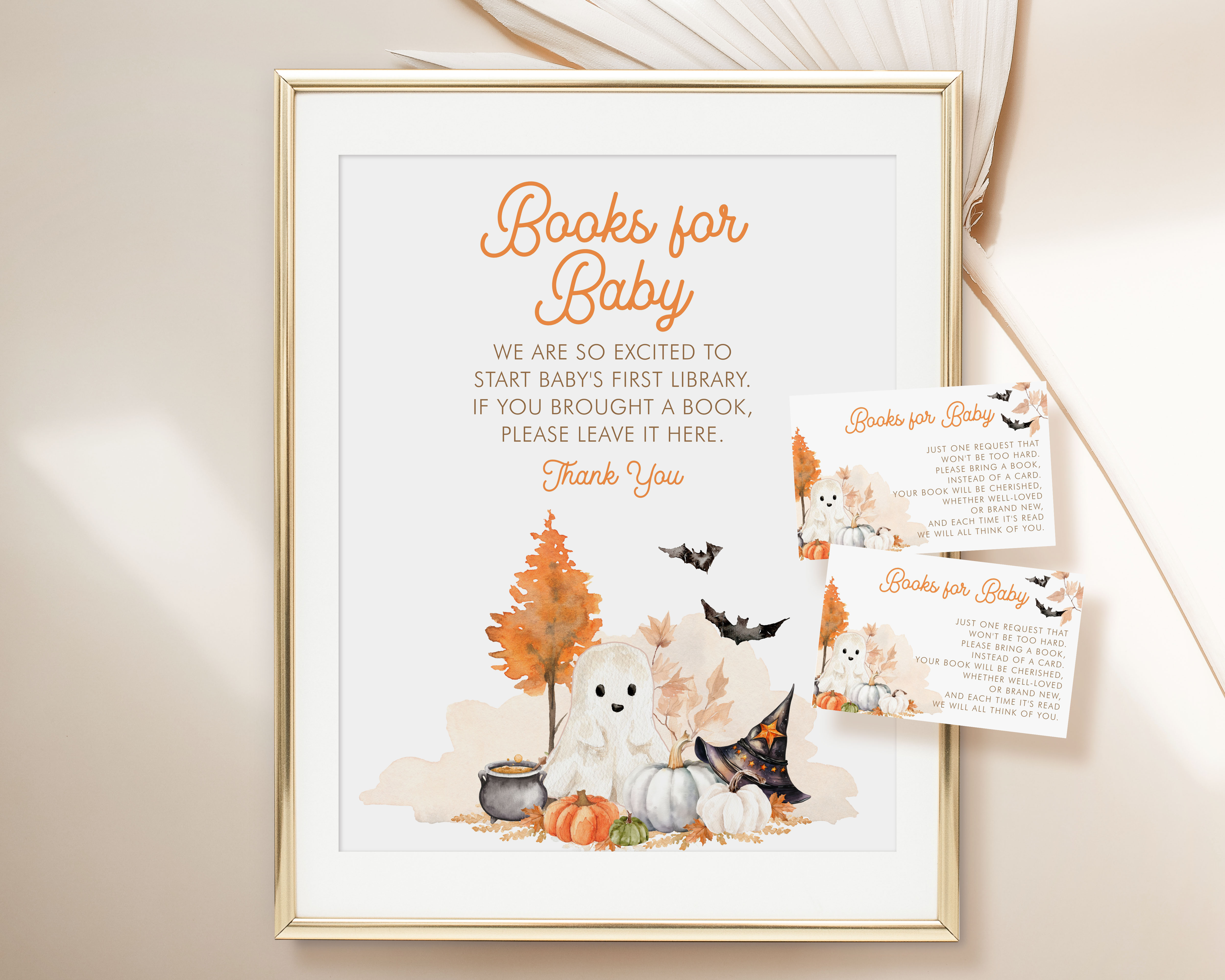 Little Boo Books for Baby Sign & Card design preview