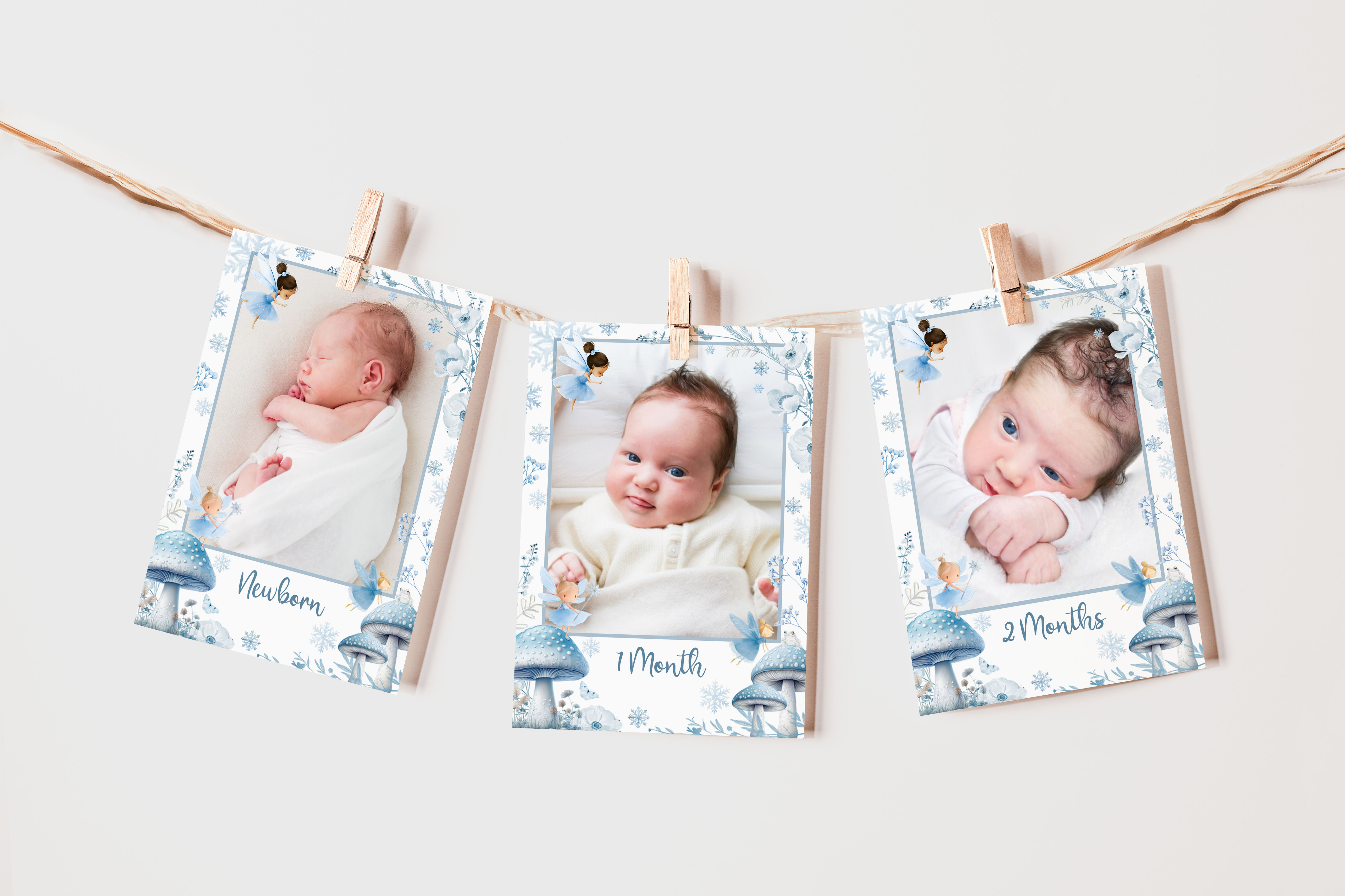 Winter Fairies Photo Banner design preview