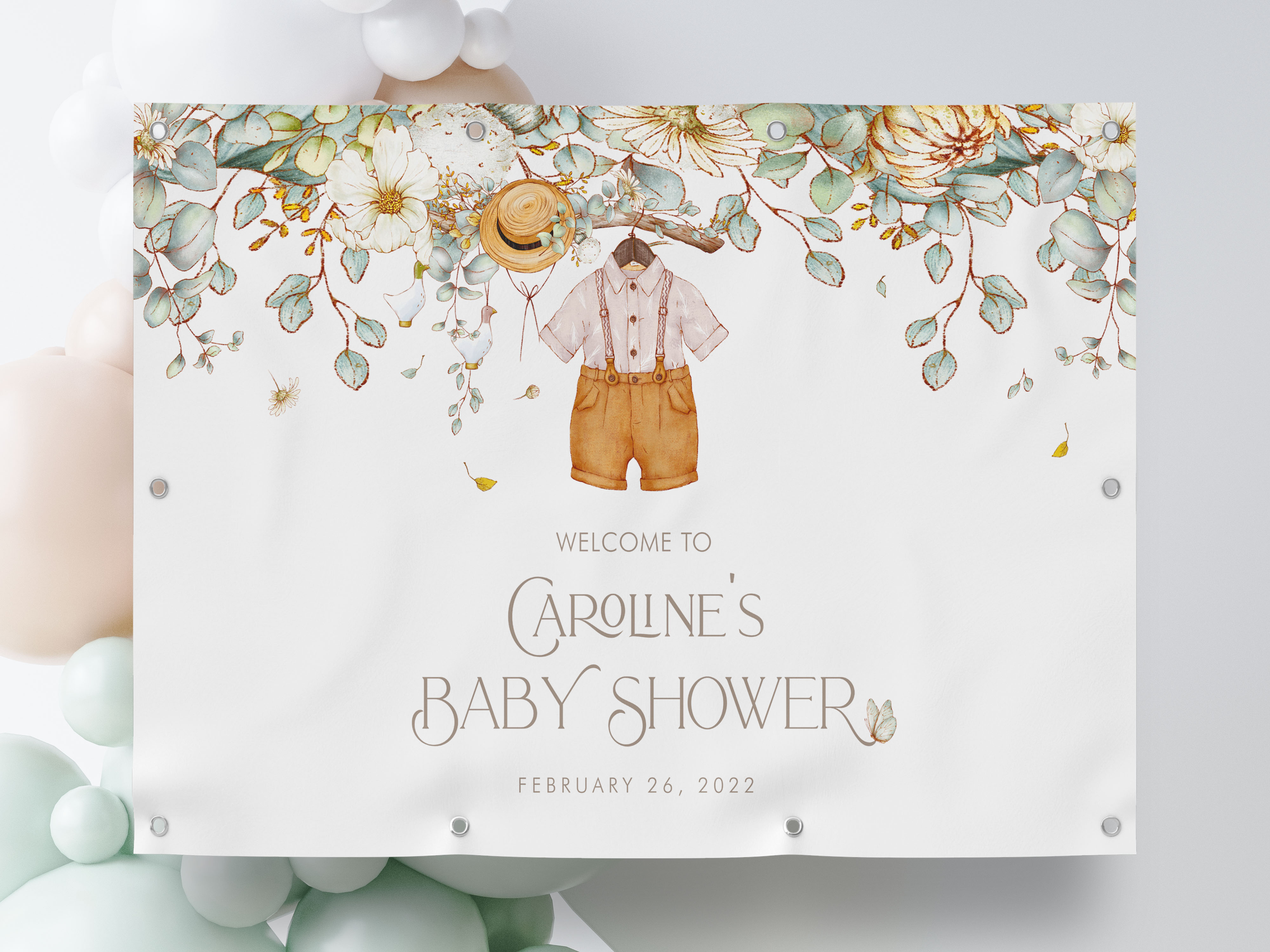 Storybook Backdrop- Baby Boy design preview