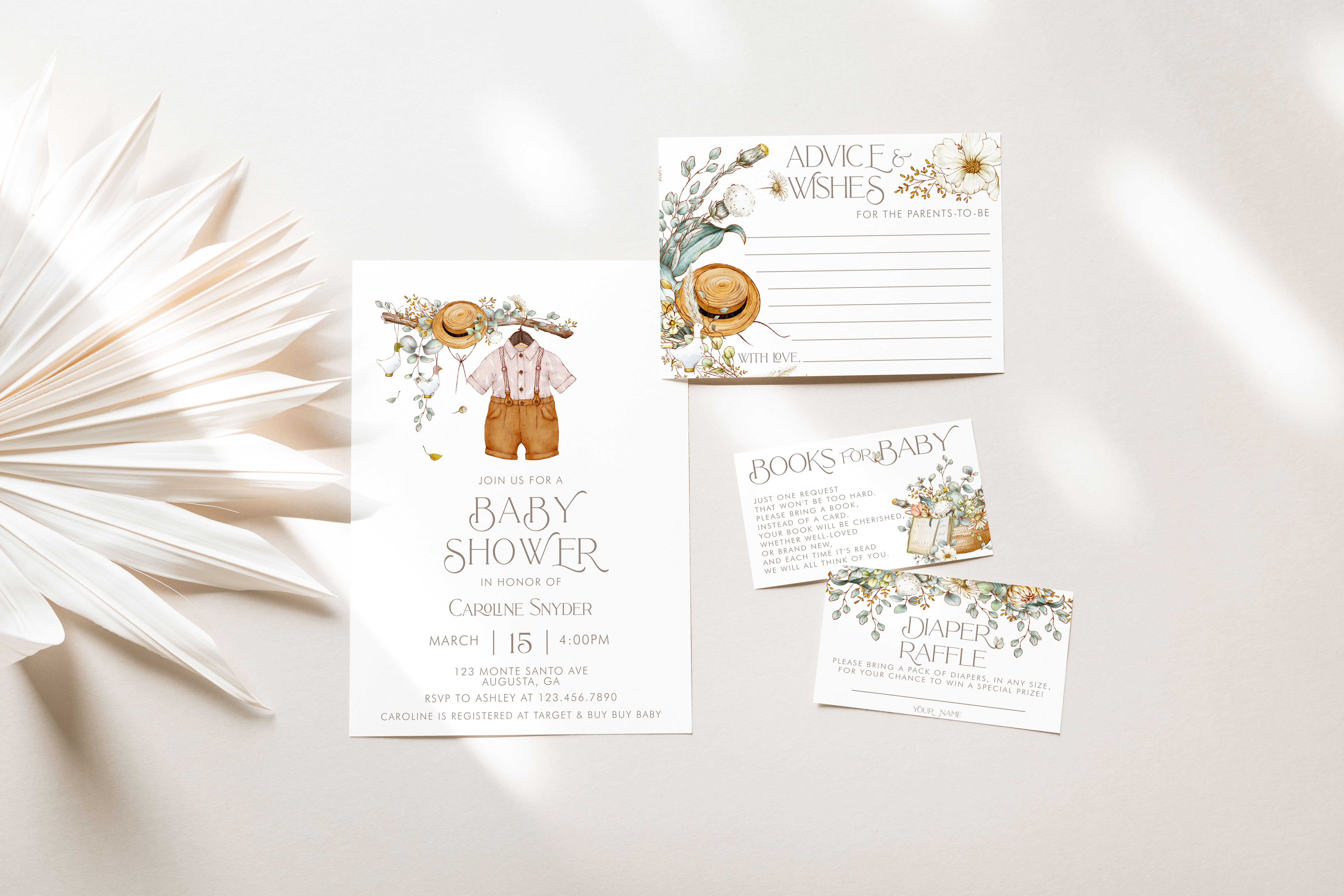 Storybook Baby Shower Suite 1- Baby Boy design preview