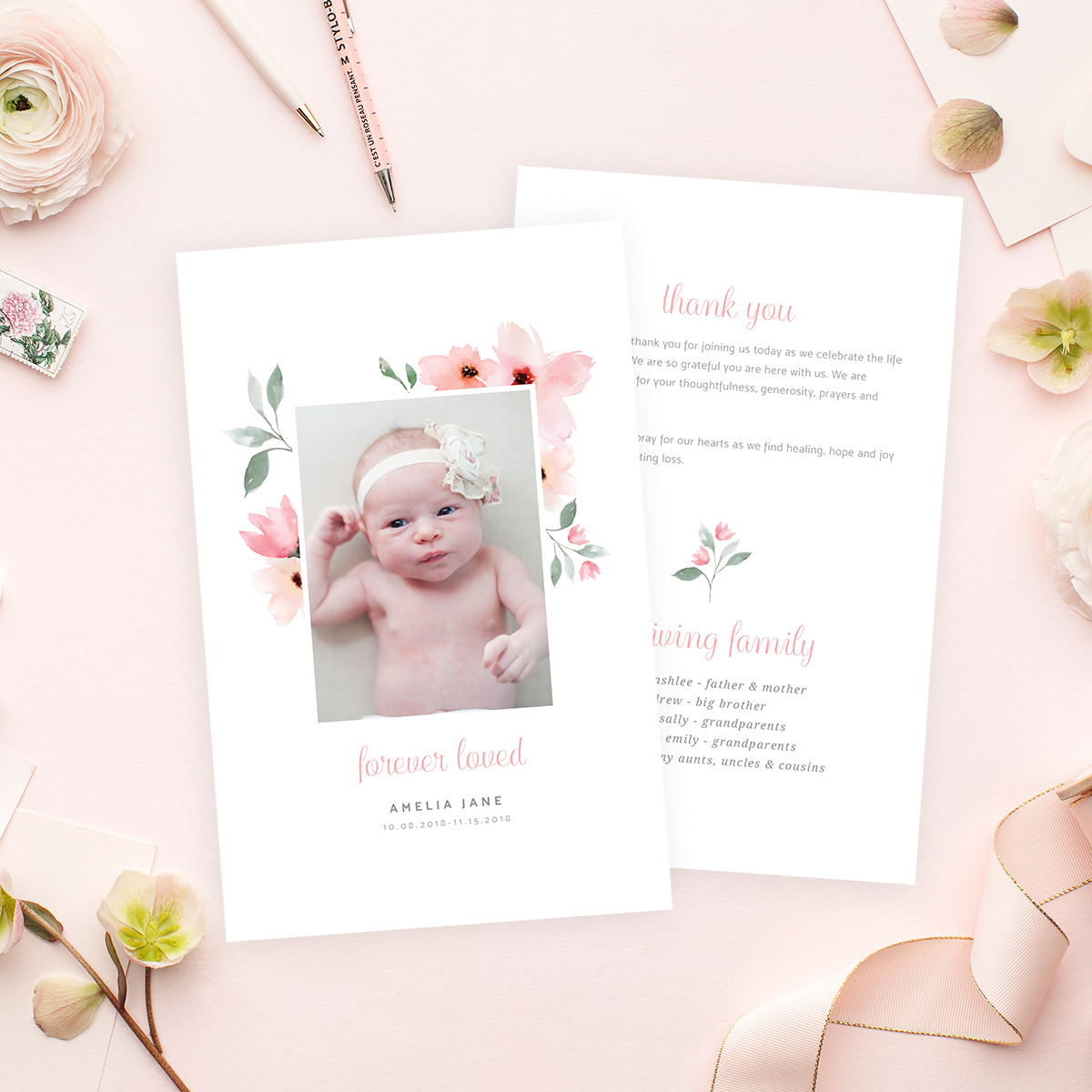 Funeral Program Template | 001 design preview