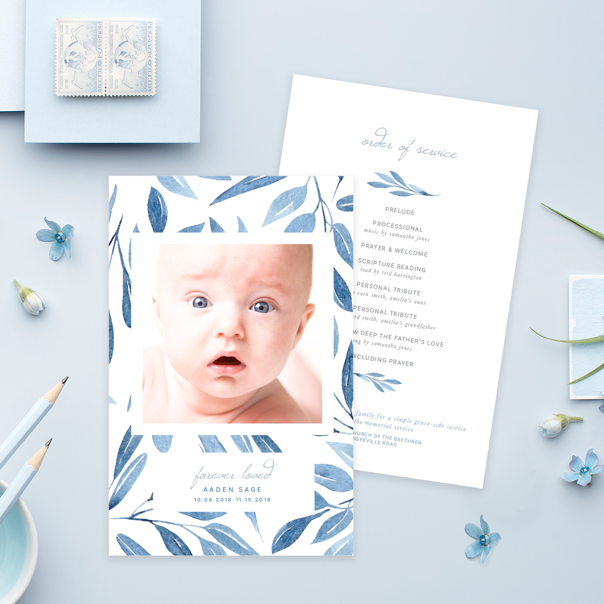 Funeral Program Template | 008 design preview