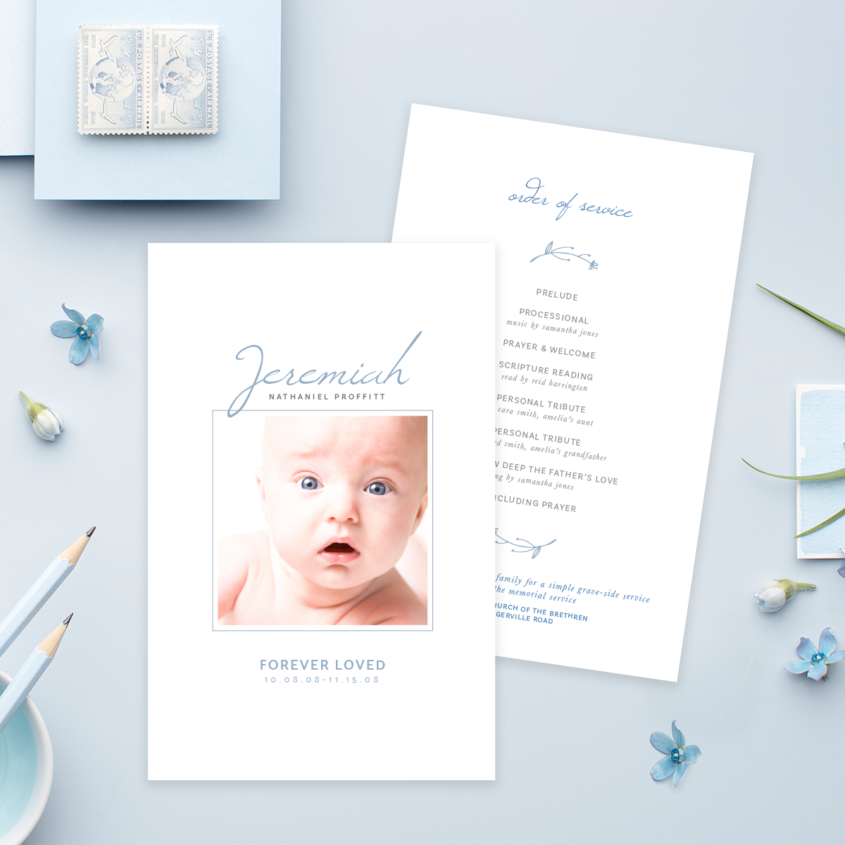 Funeral Program Template | 004 design preview