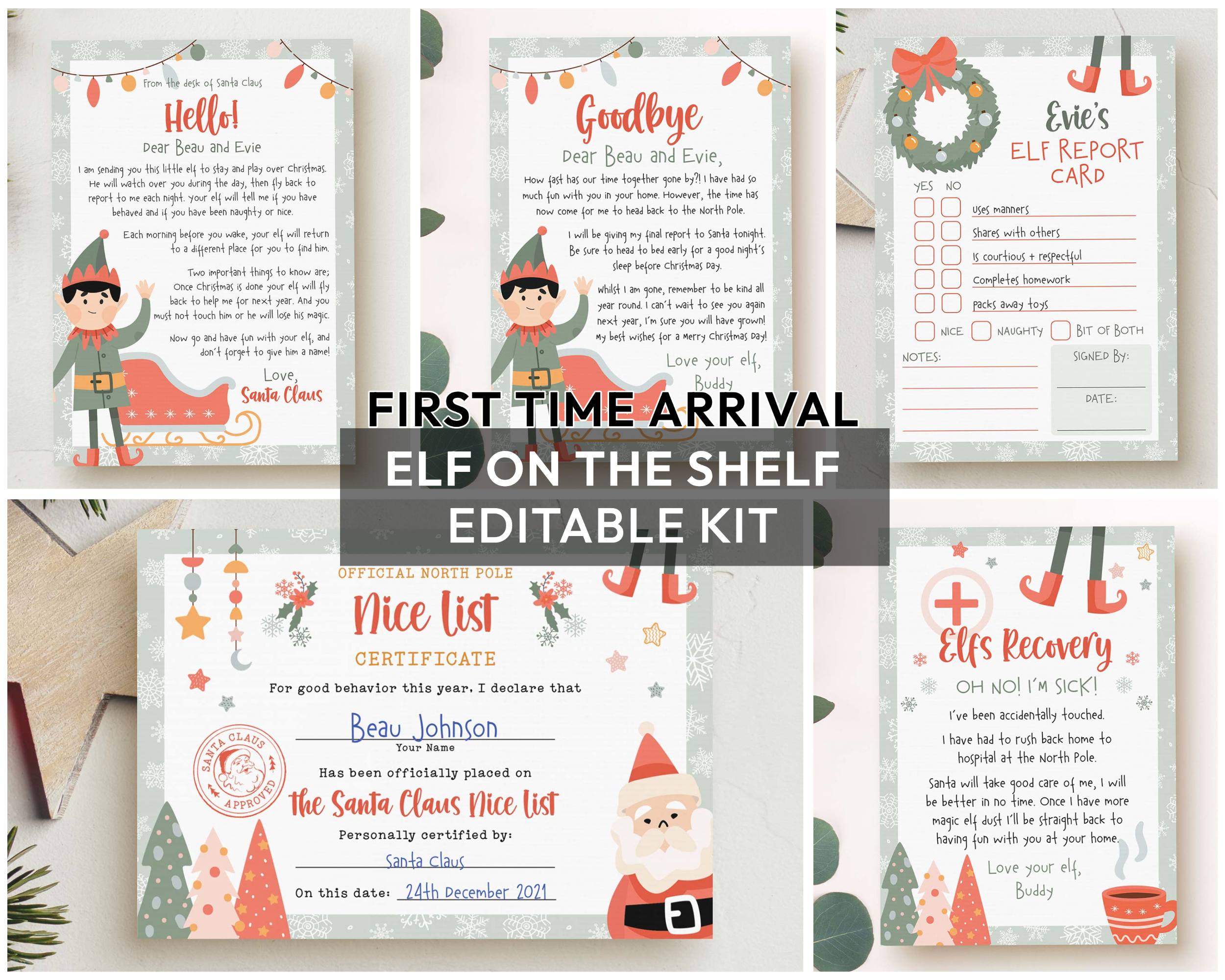 Christmas Elf Mod BUNDLE x5 1st design preview
