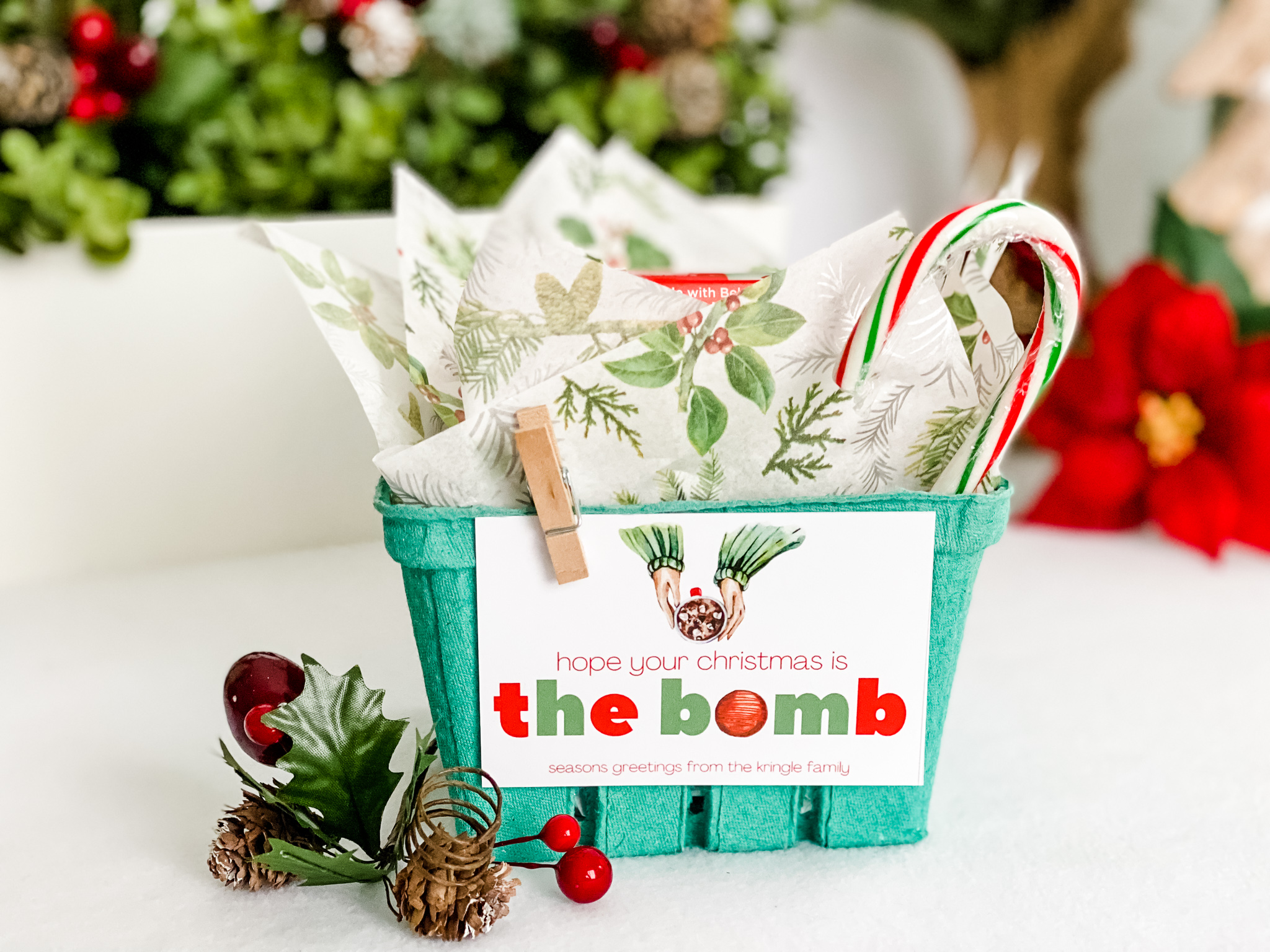 Chocolate Bomb Tags design preview