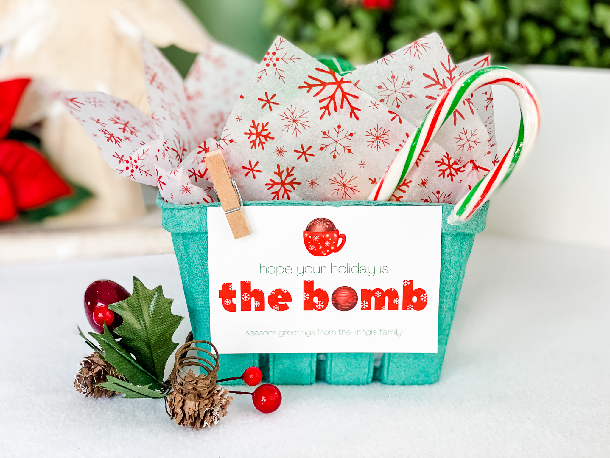Chocolate Bomb Tags design preview