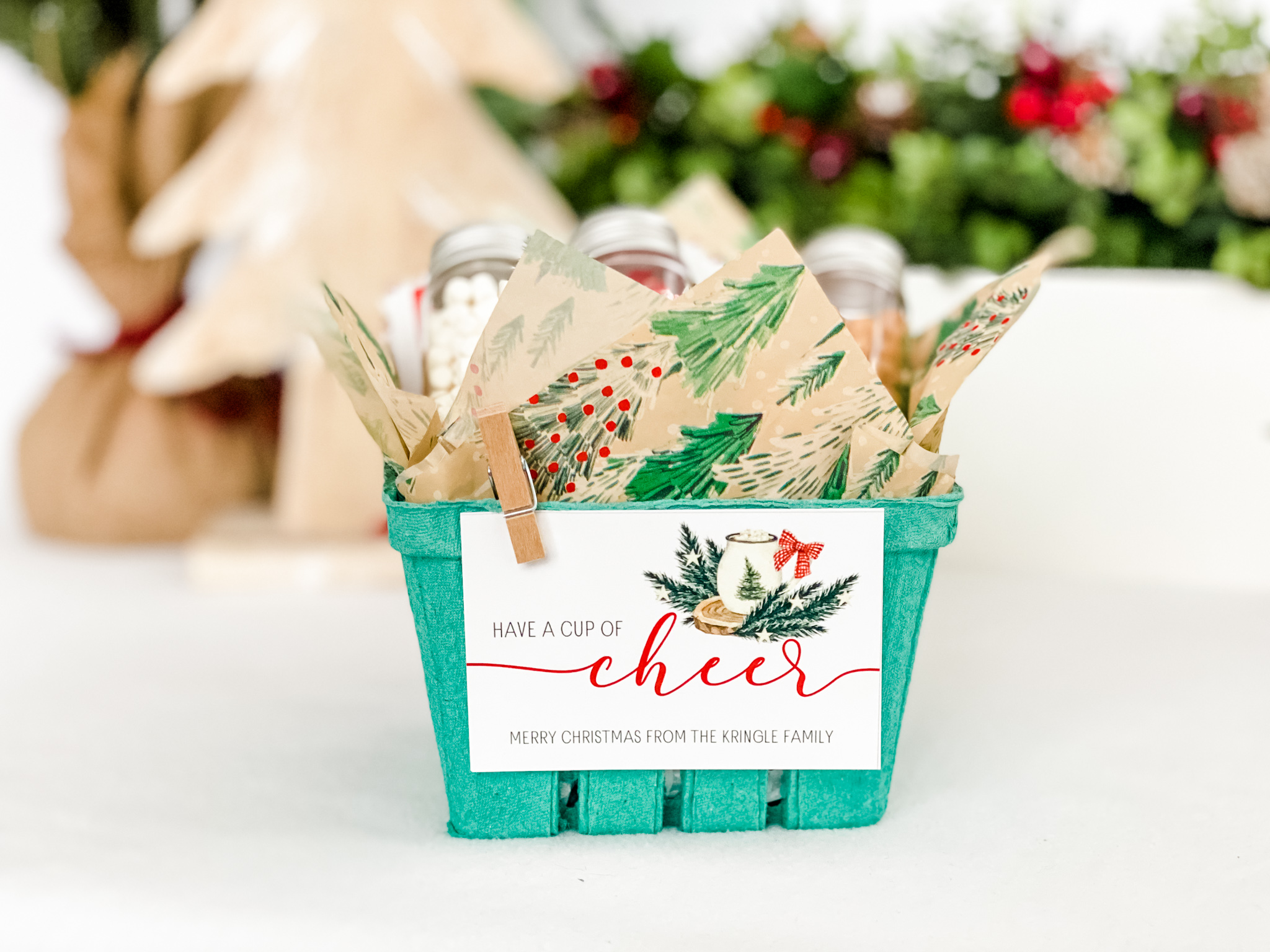 Cup of Cheer Tags design preview