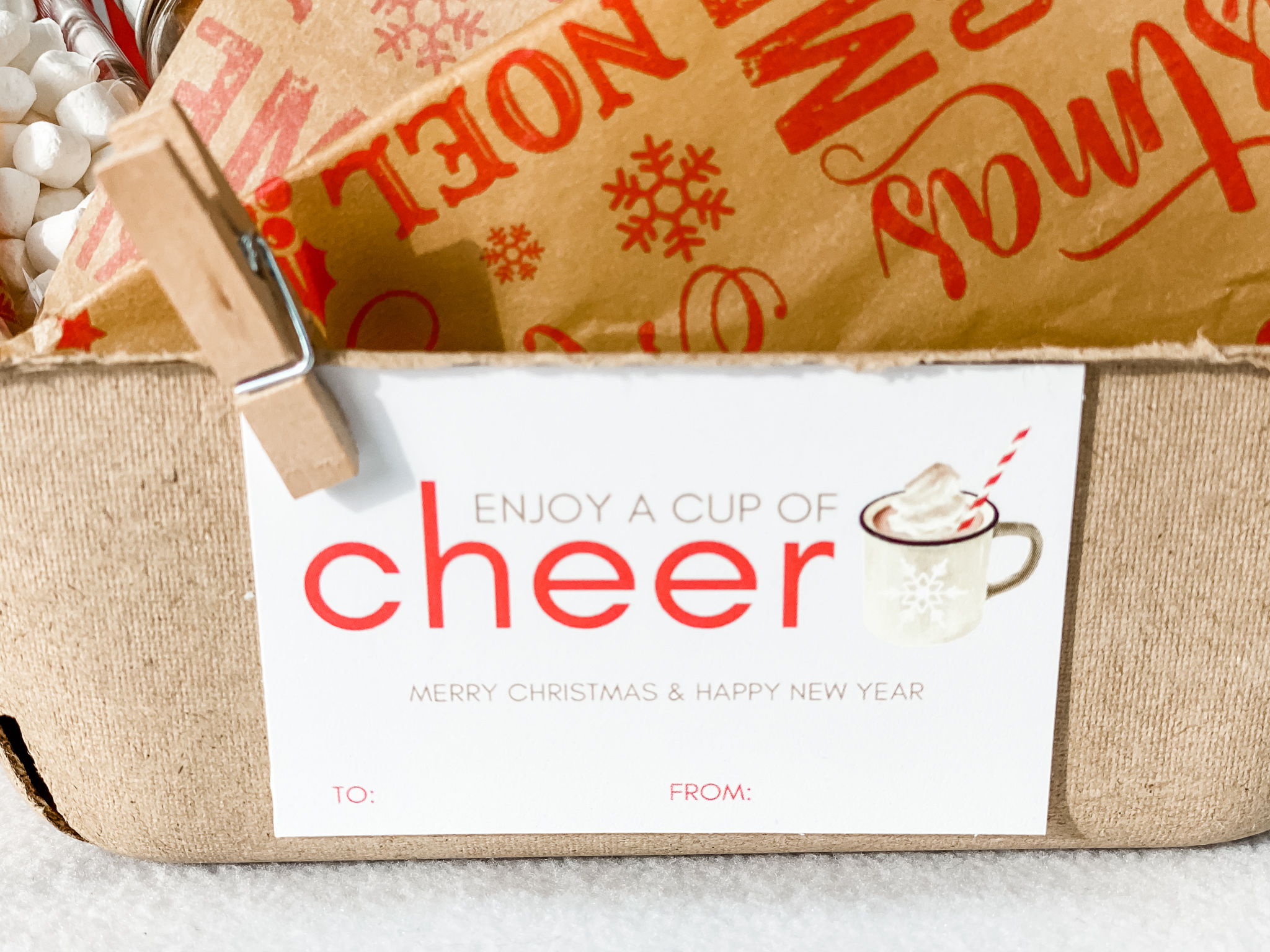 Cup of Cheer Tags (Modern) design preview