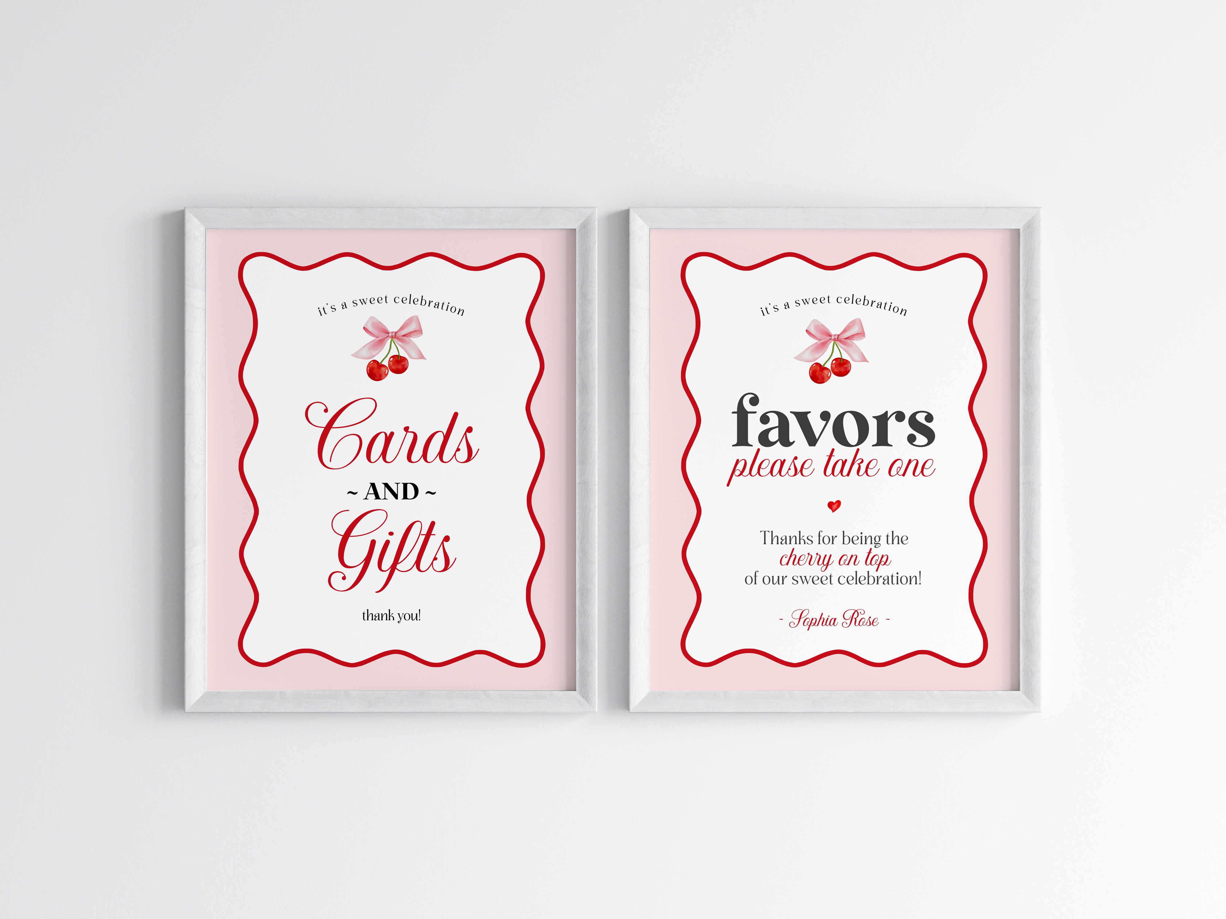 cherry - gifts and favors design preview