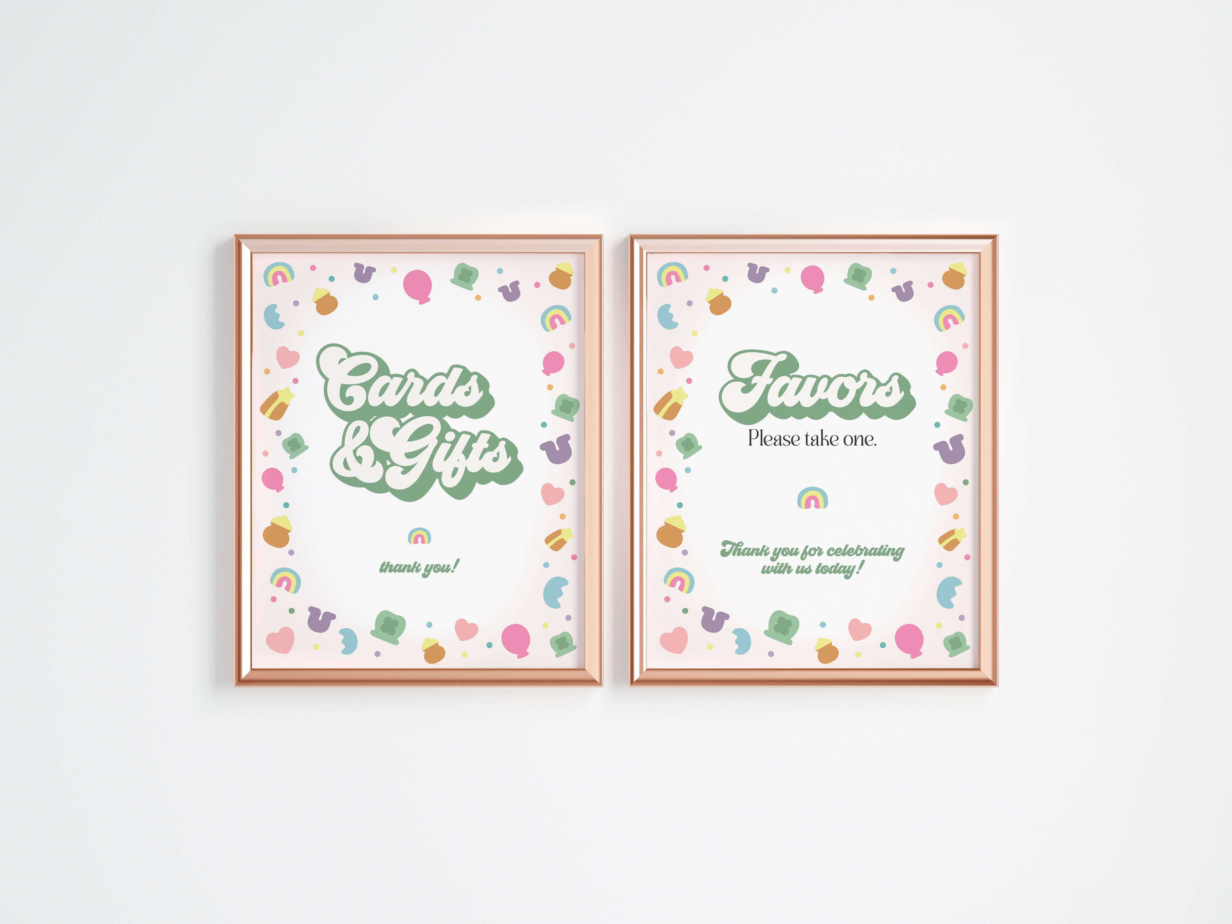 lucky charm - gifts and favors design preview