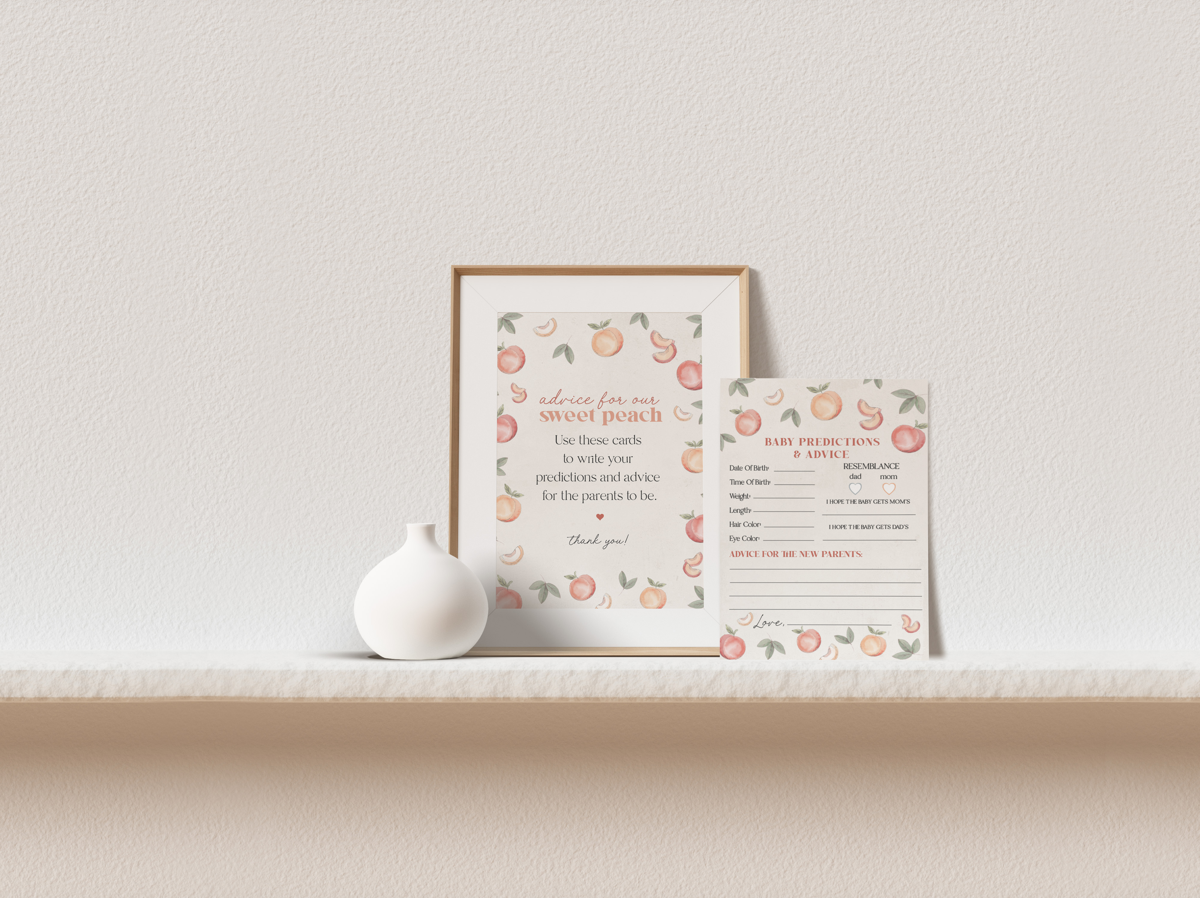 peach - advice and predictions design preview