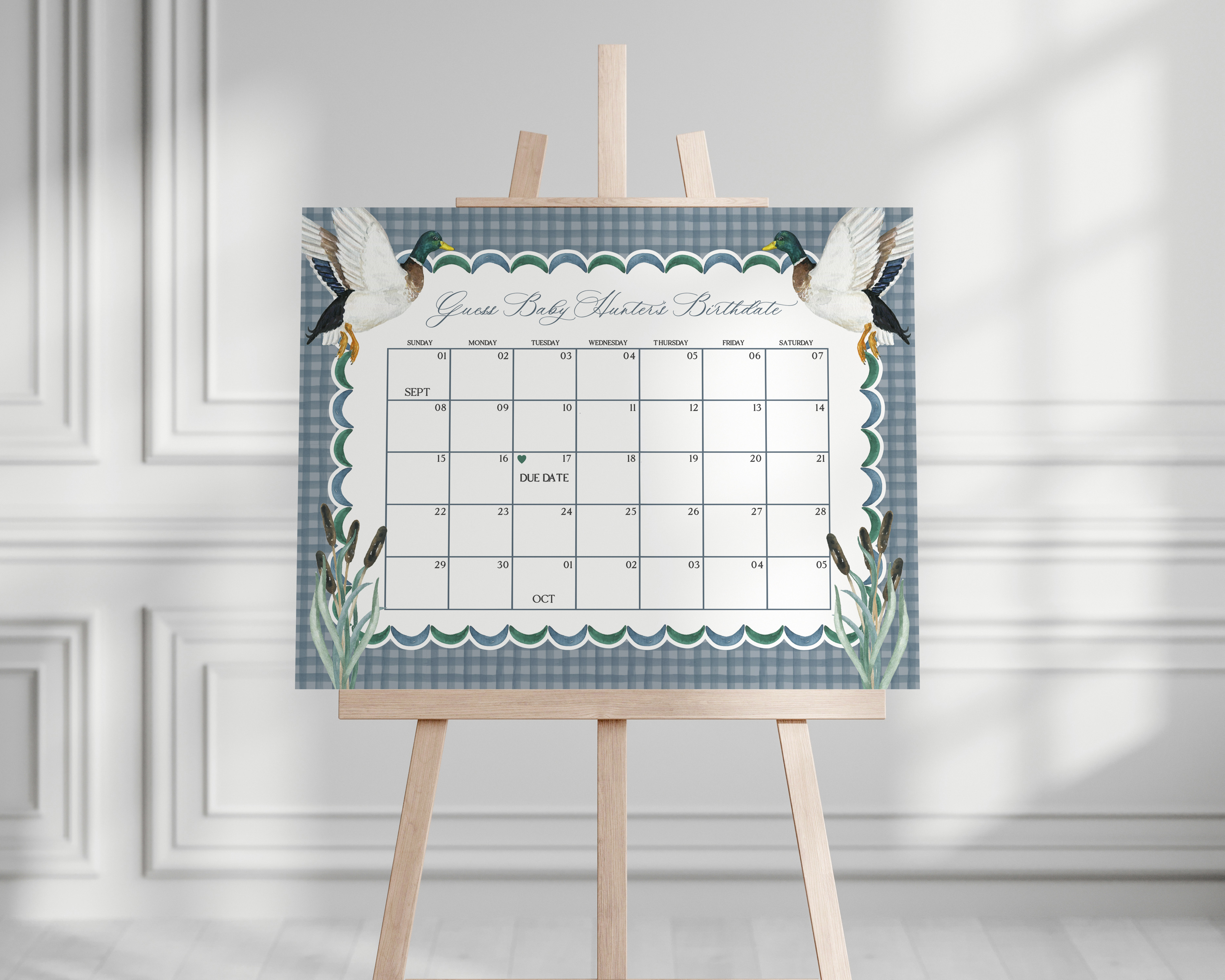 mallard - guess the date design preview