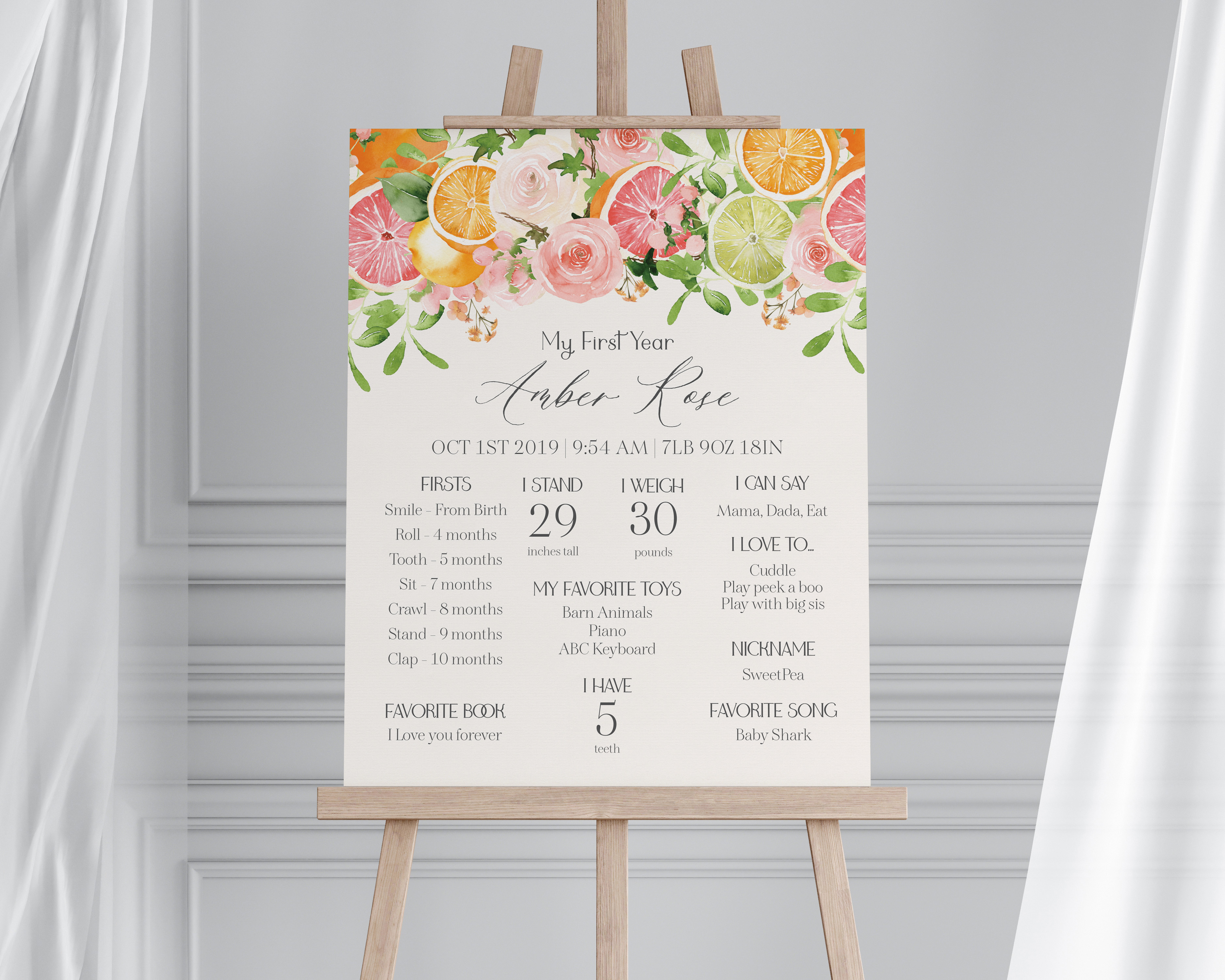 pastel citrus - my first year design preview