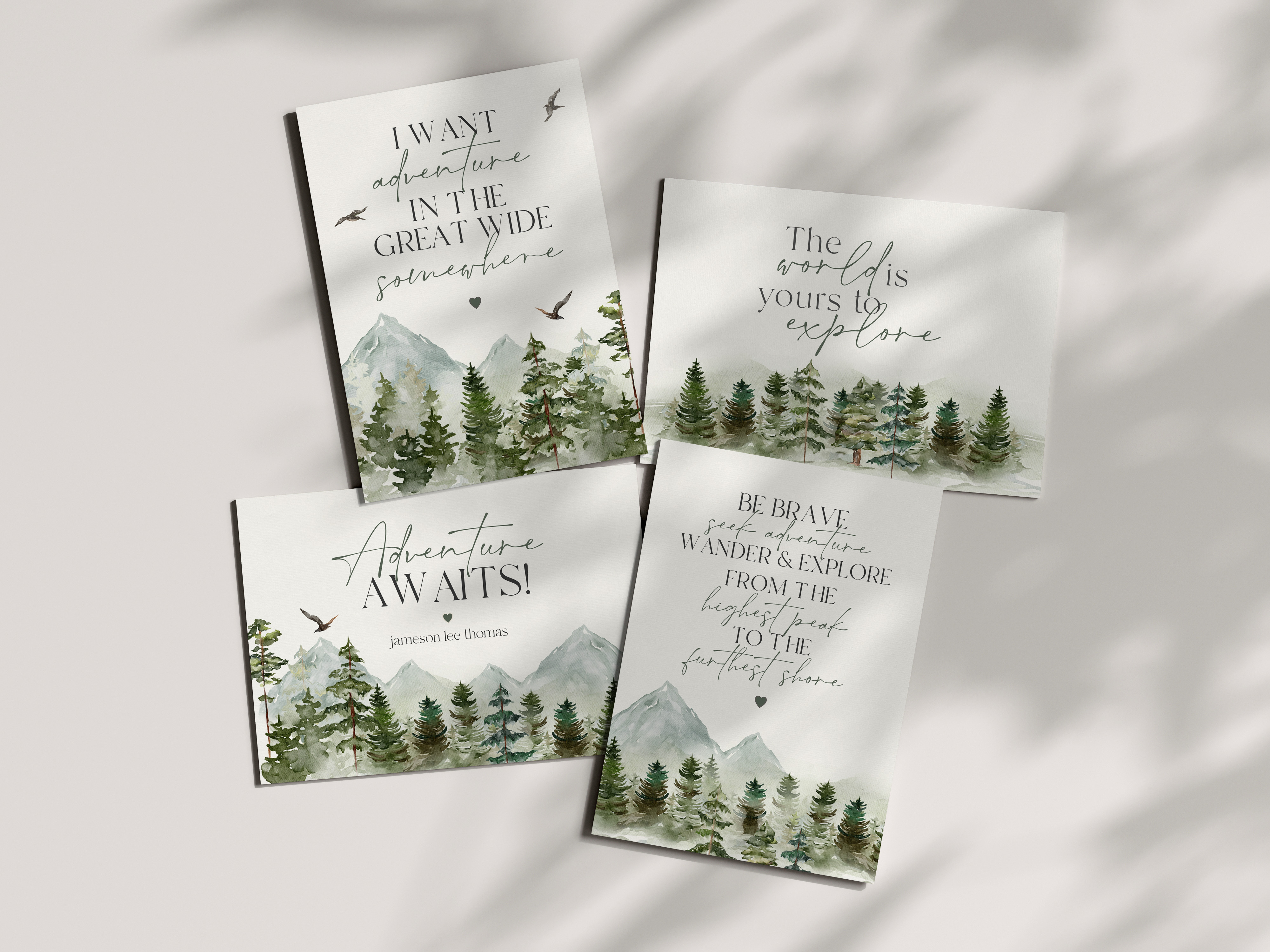forest - party decor design preview