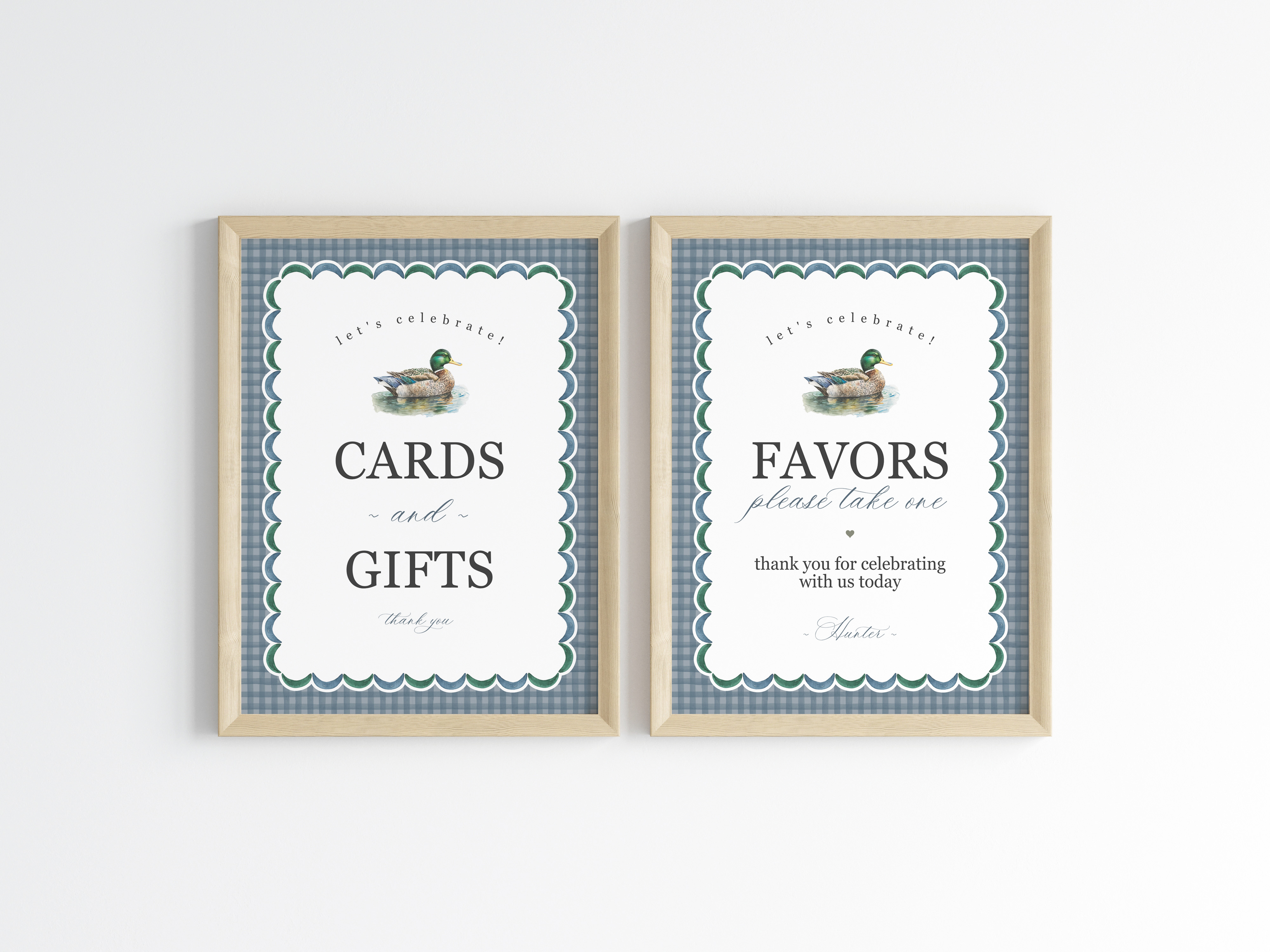 mallard - gifts and favors design preview