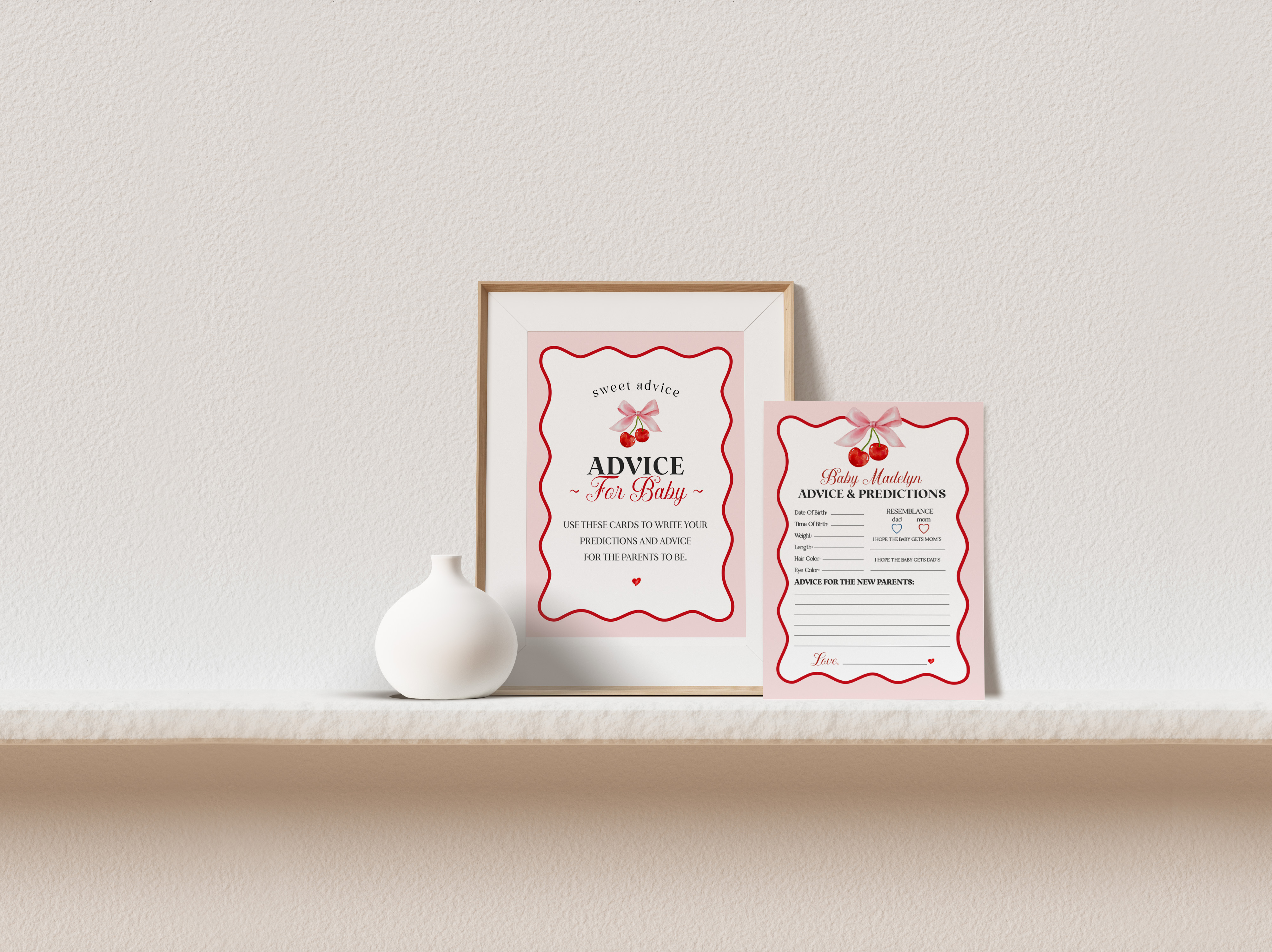 cherry - advice for baby design preview