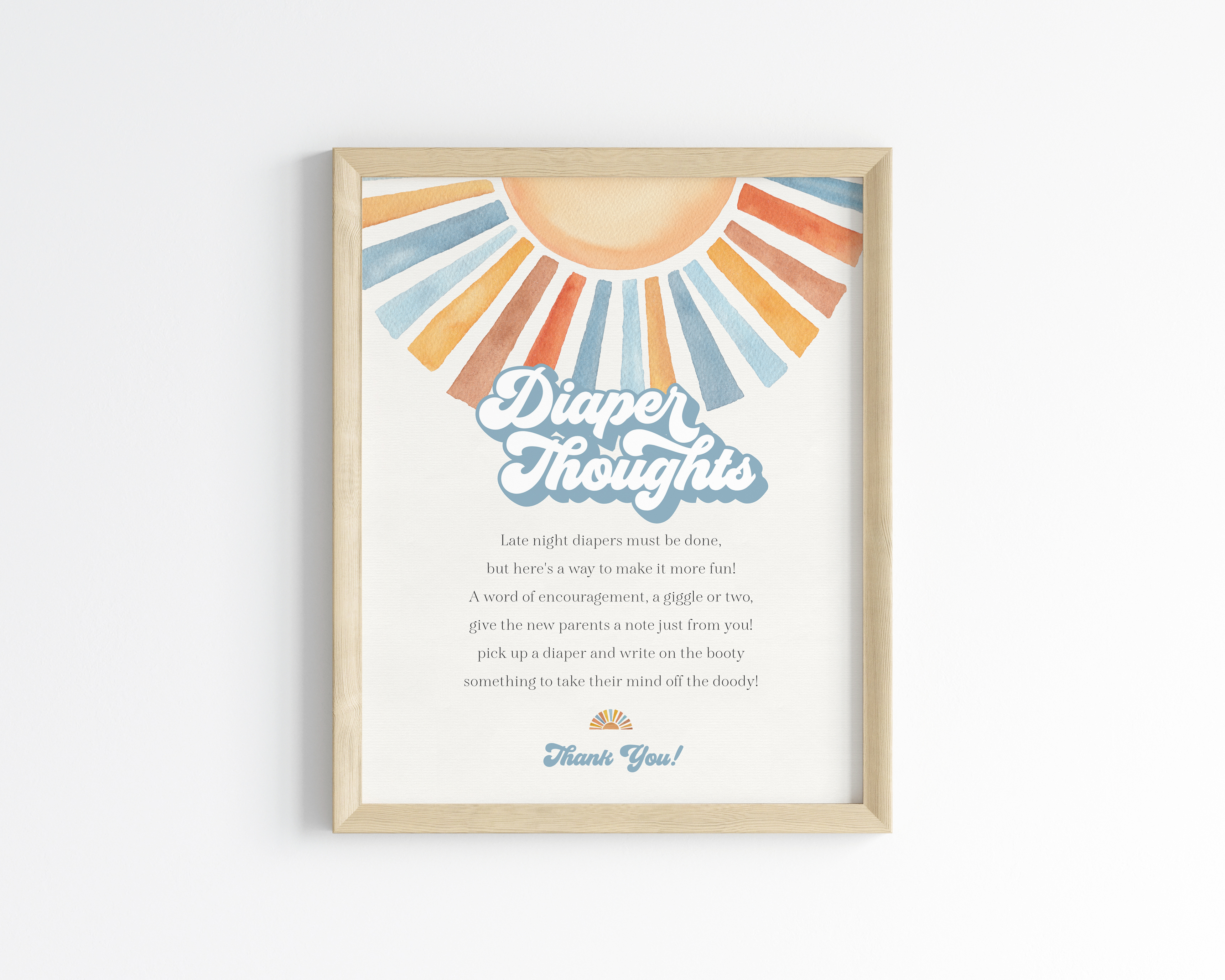 here comes the son - diaper thoughts design preview
