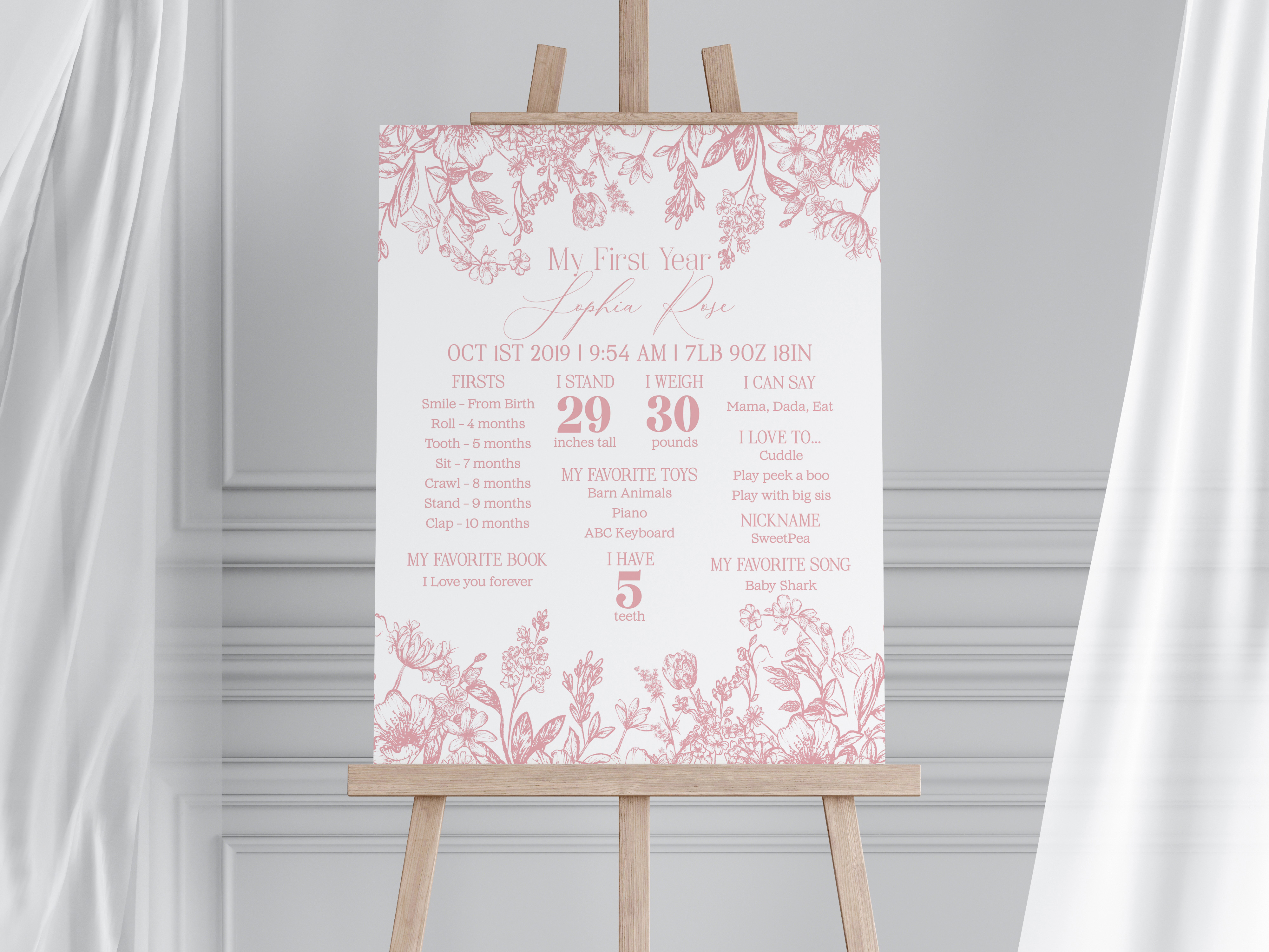pink chinoiserie - my first year design preview