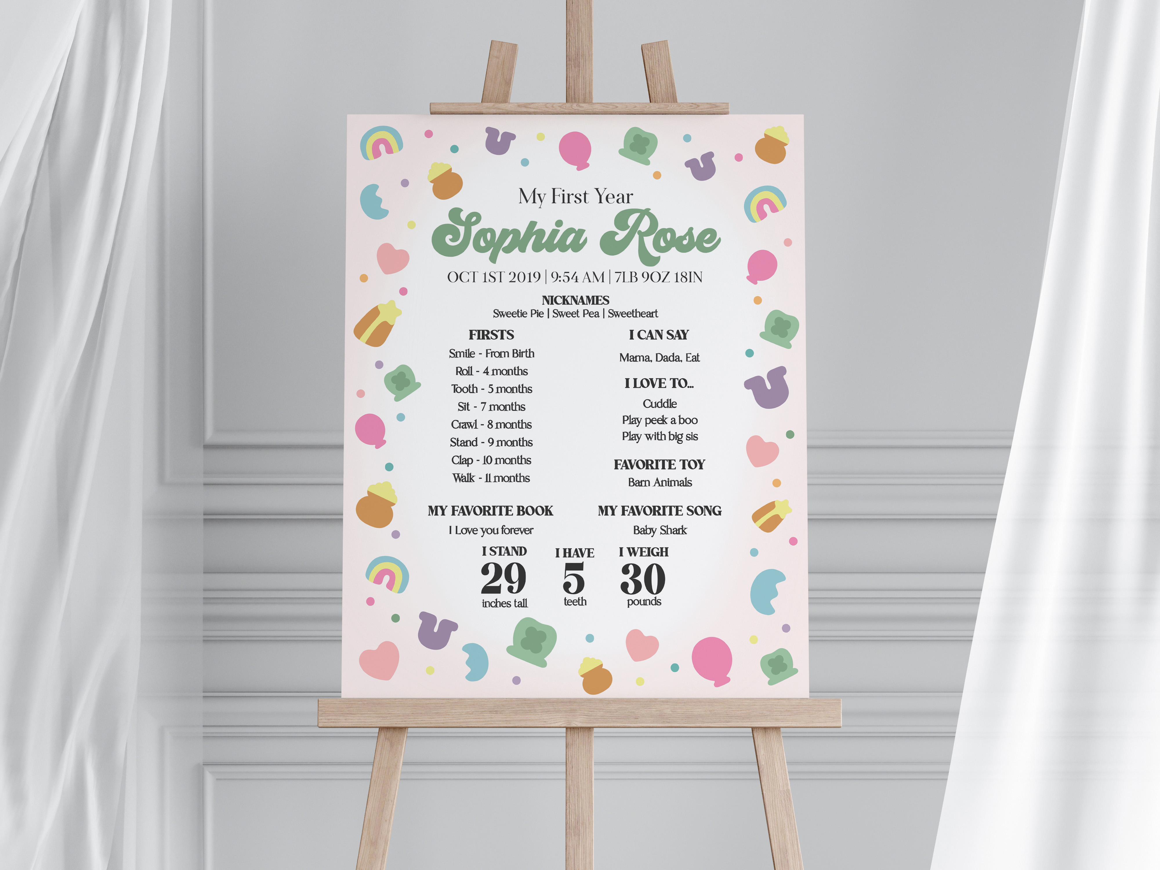 lucky charm - my first year design preview