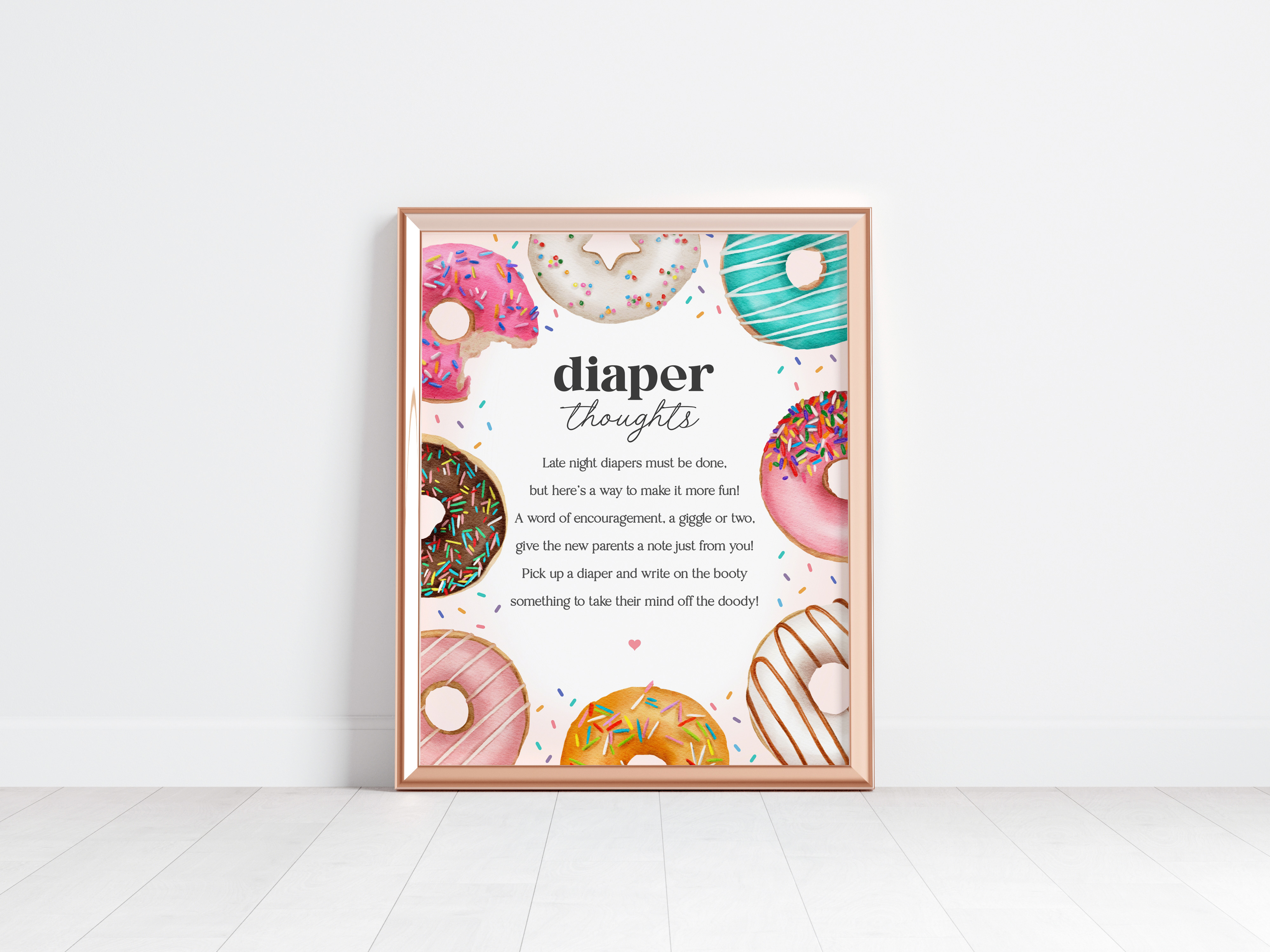 donut - diaper thoughts design preview