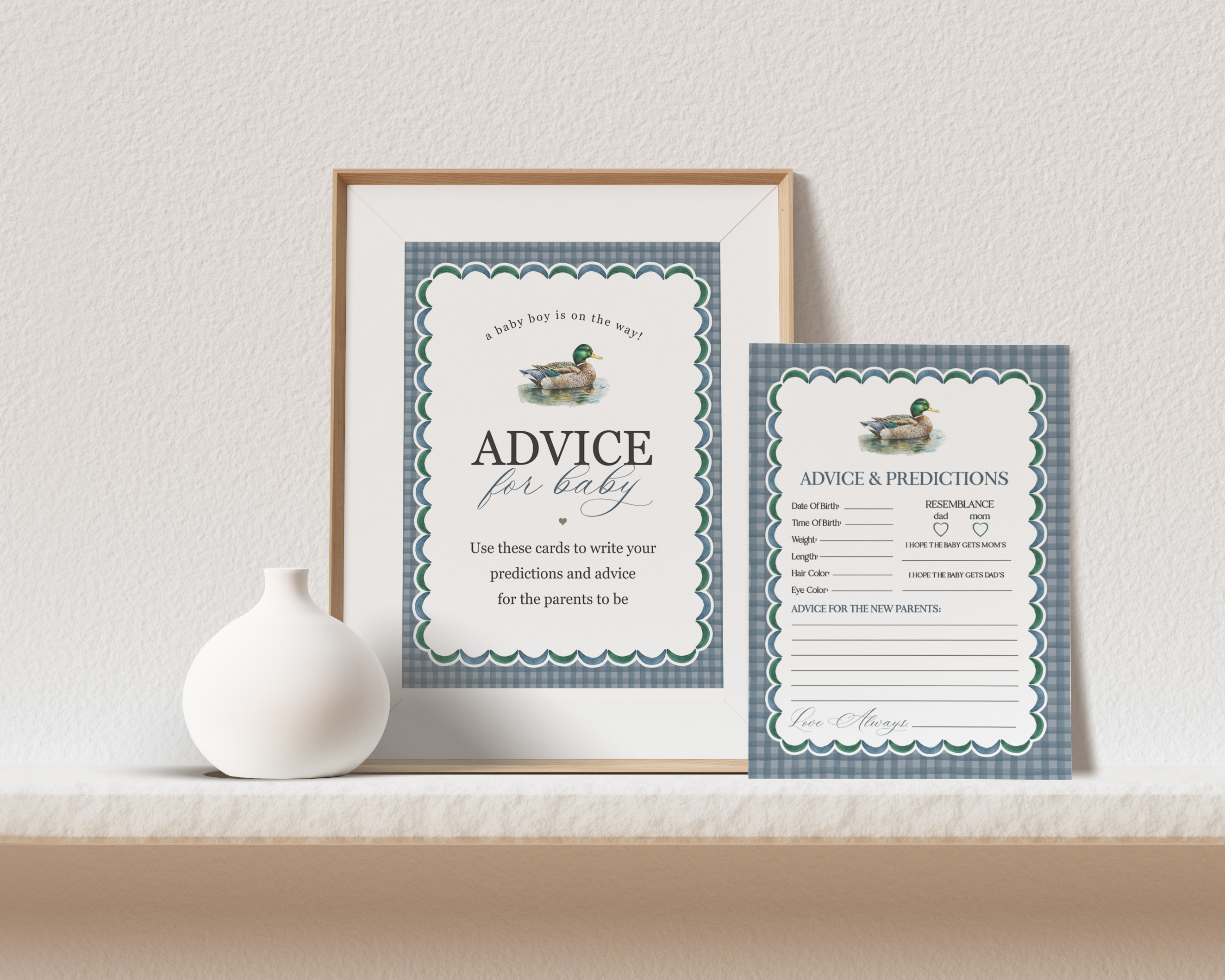 mallard - advice for baby design preview