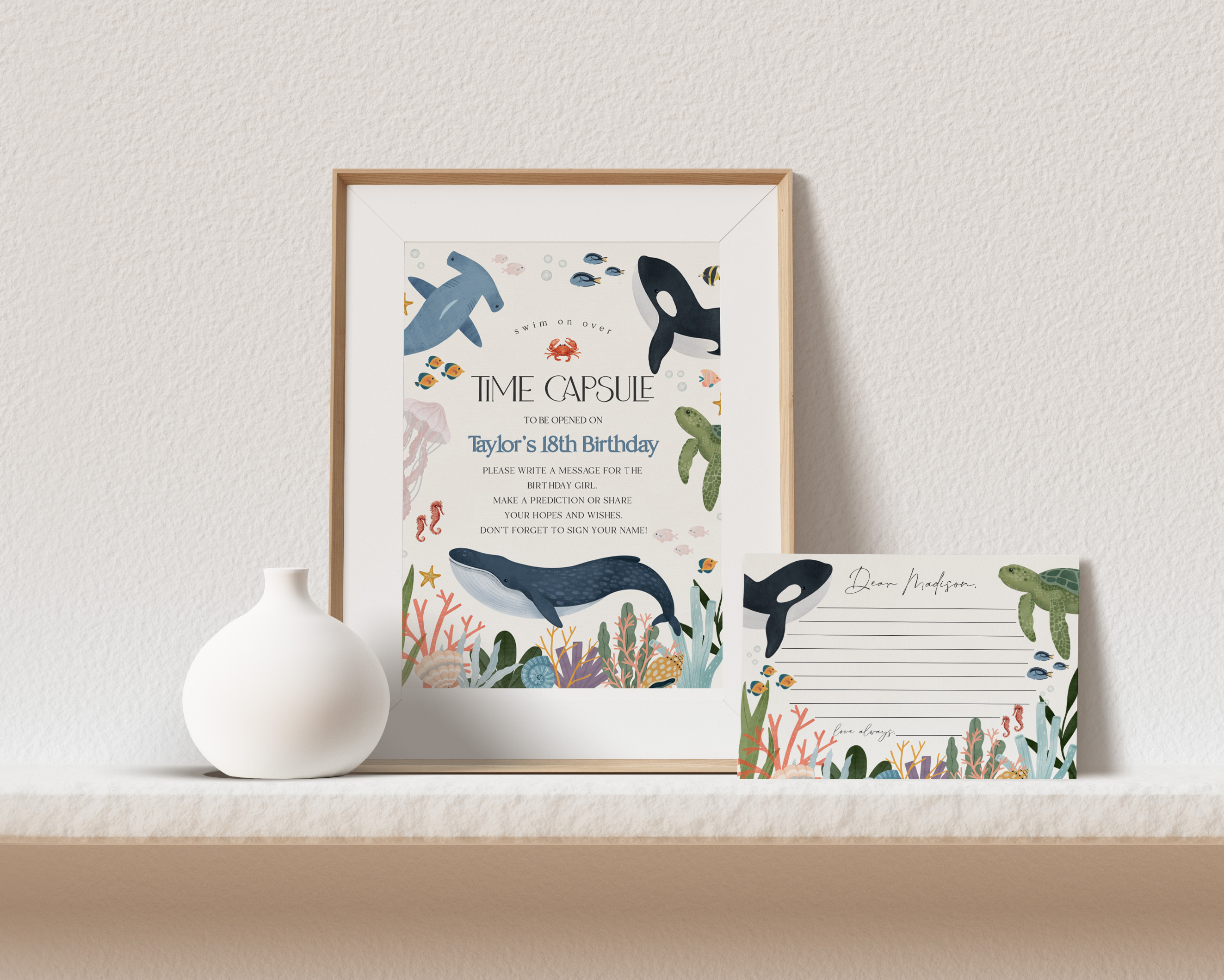 under the sea - time capsule design preview