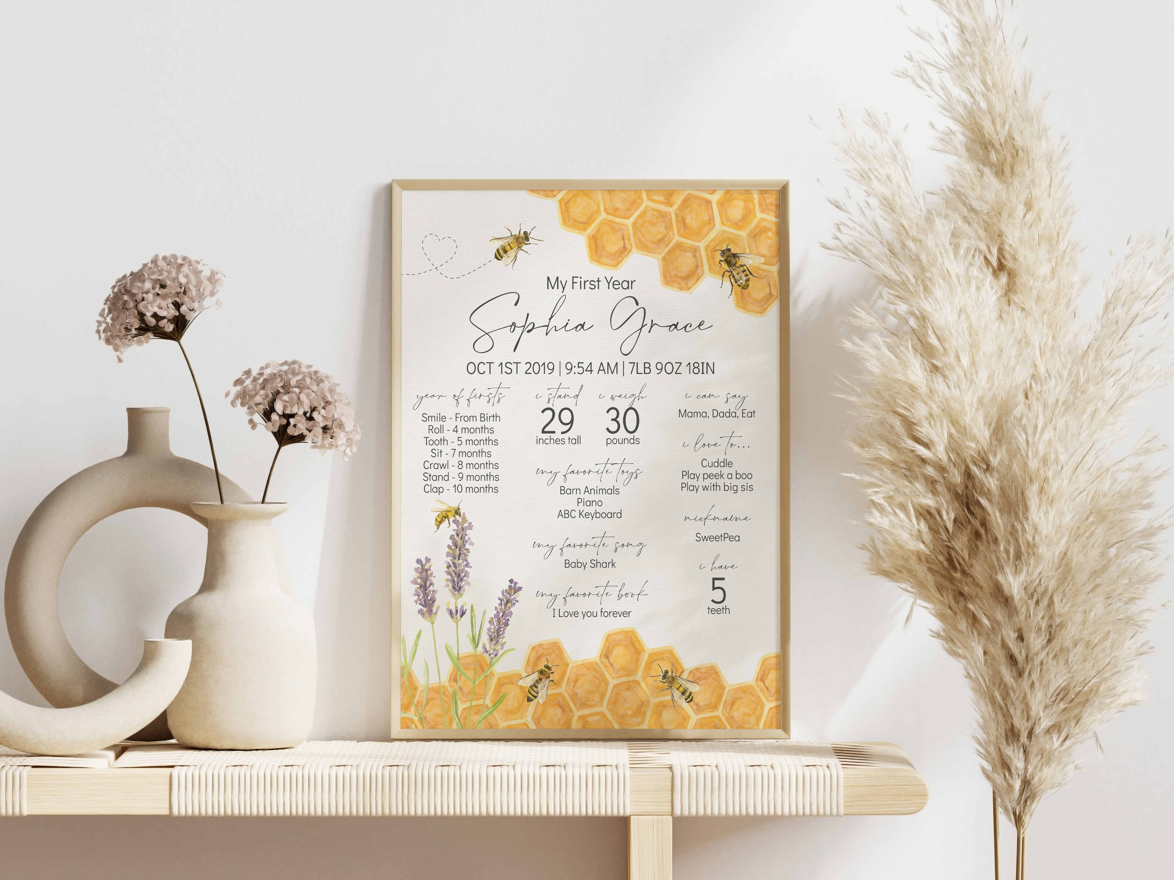 honey bee - my first year design preview