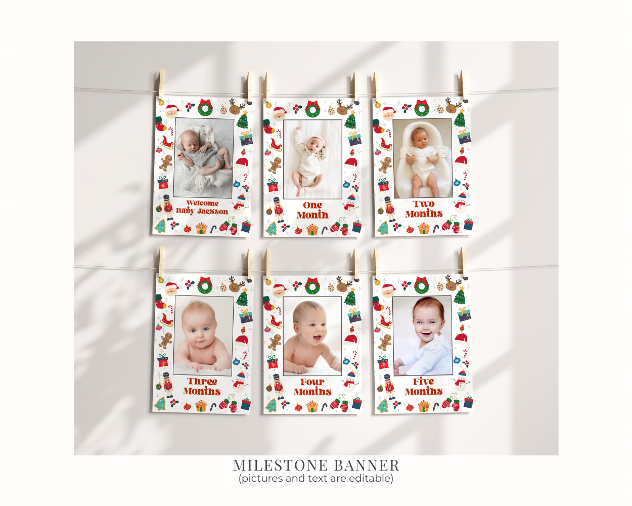 oh what fun - milestone banner design preview