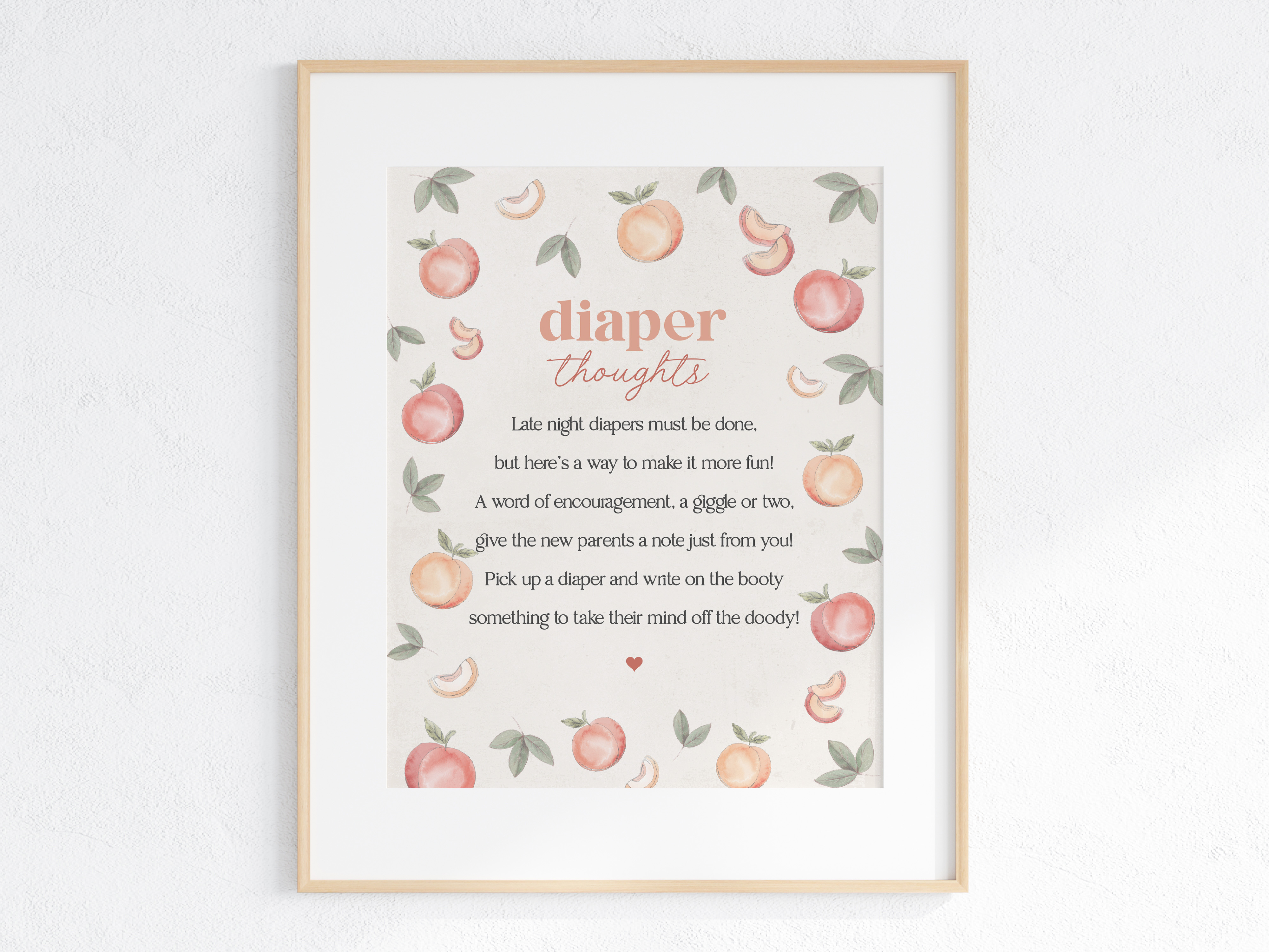 peach - diaper thoughts design preview