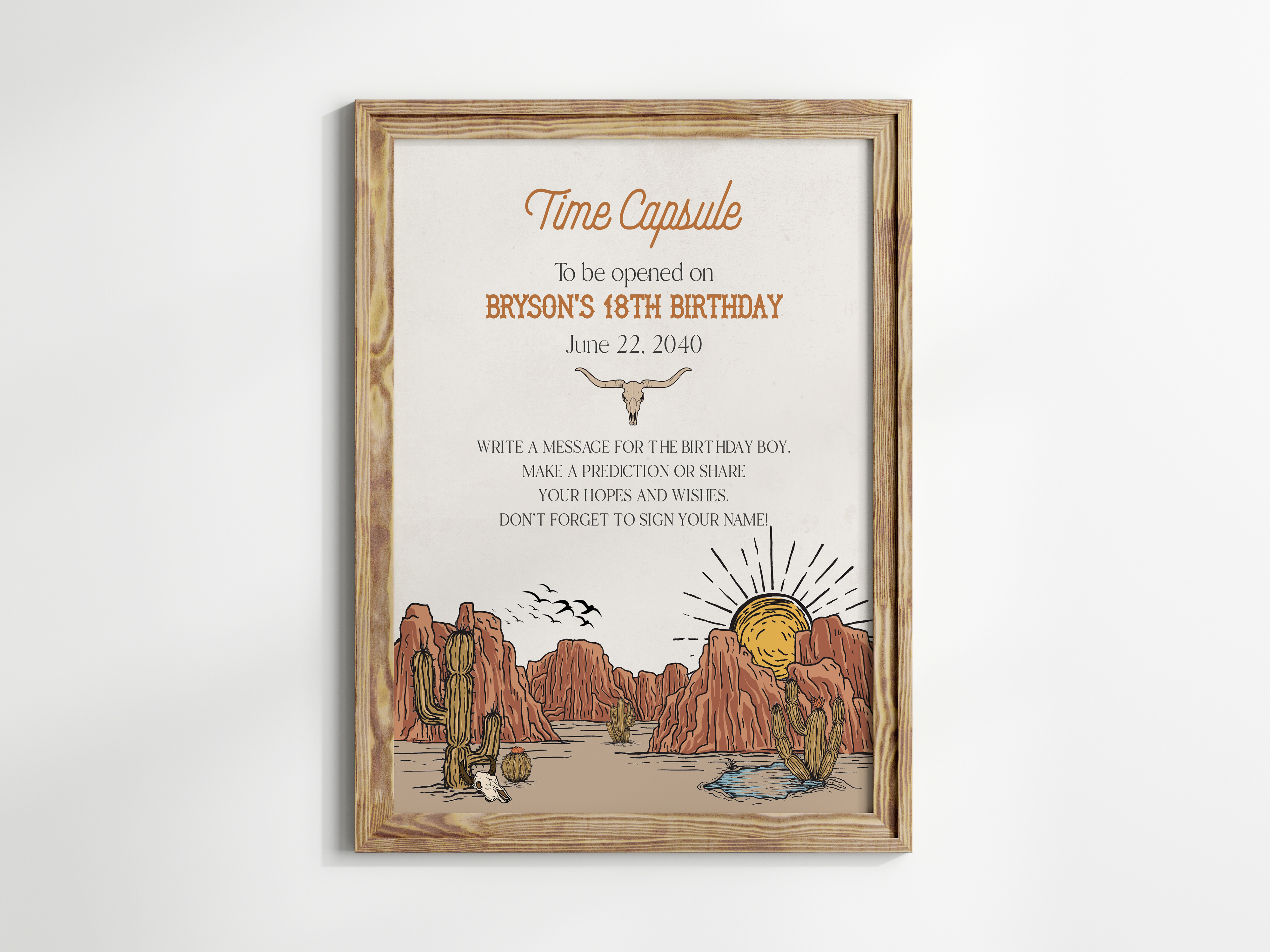 wild west - time capsule design preview