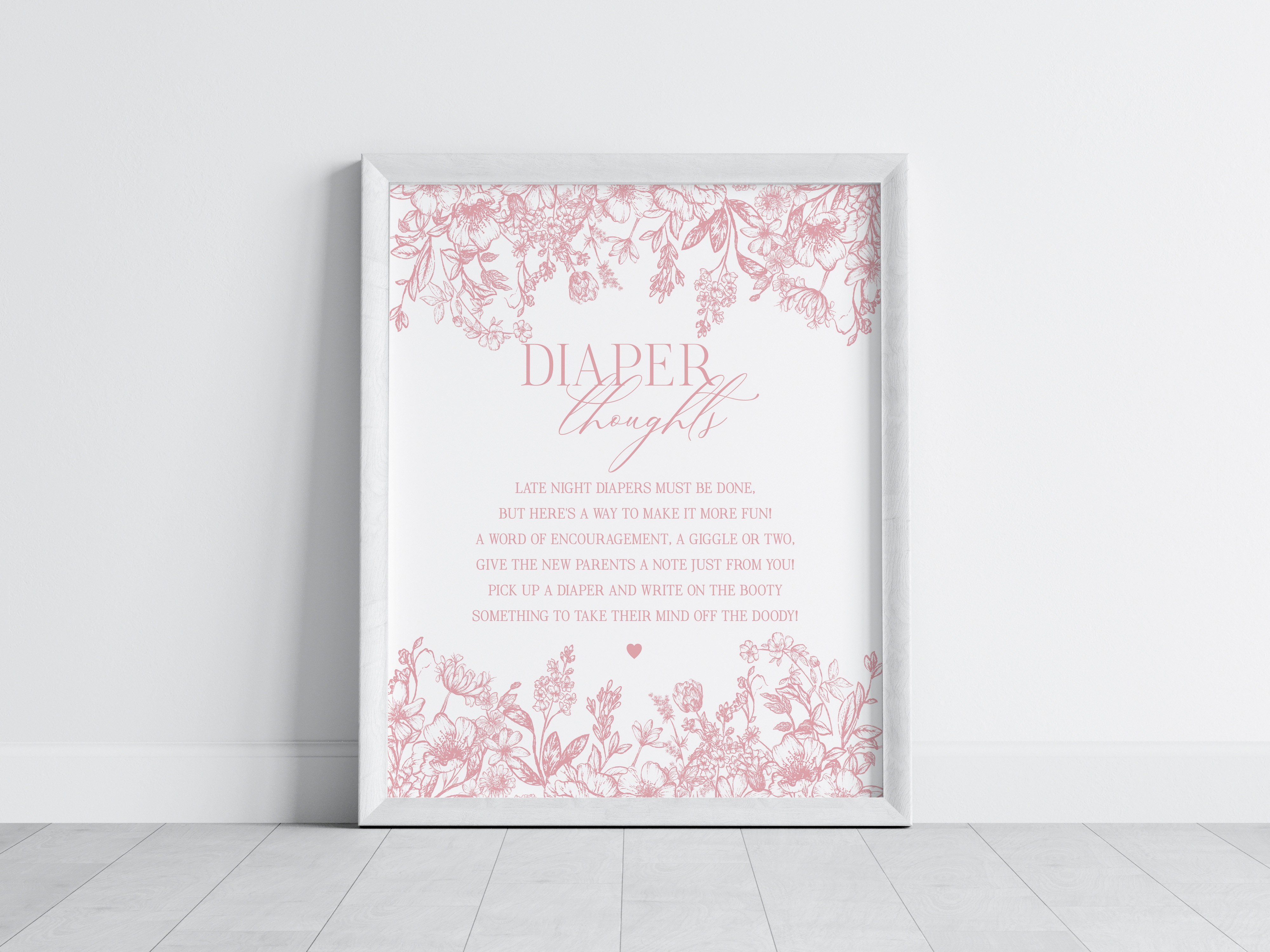 pink chinoiserie - diaper thoughts design preview