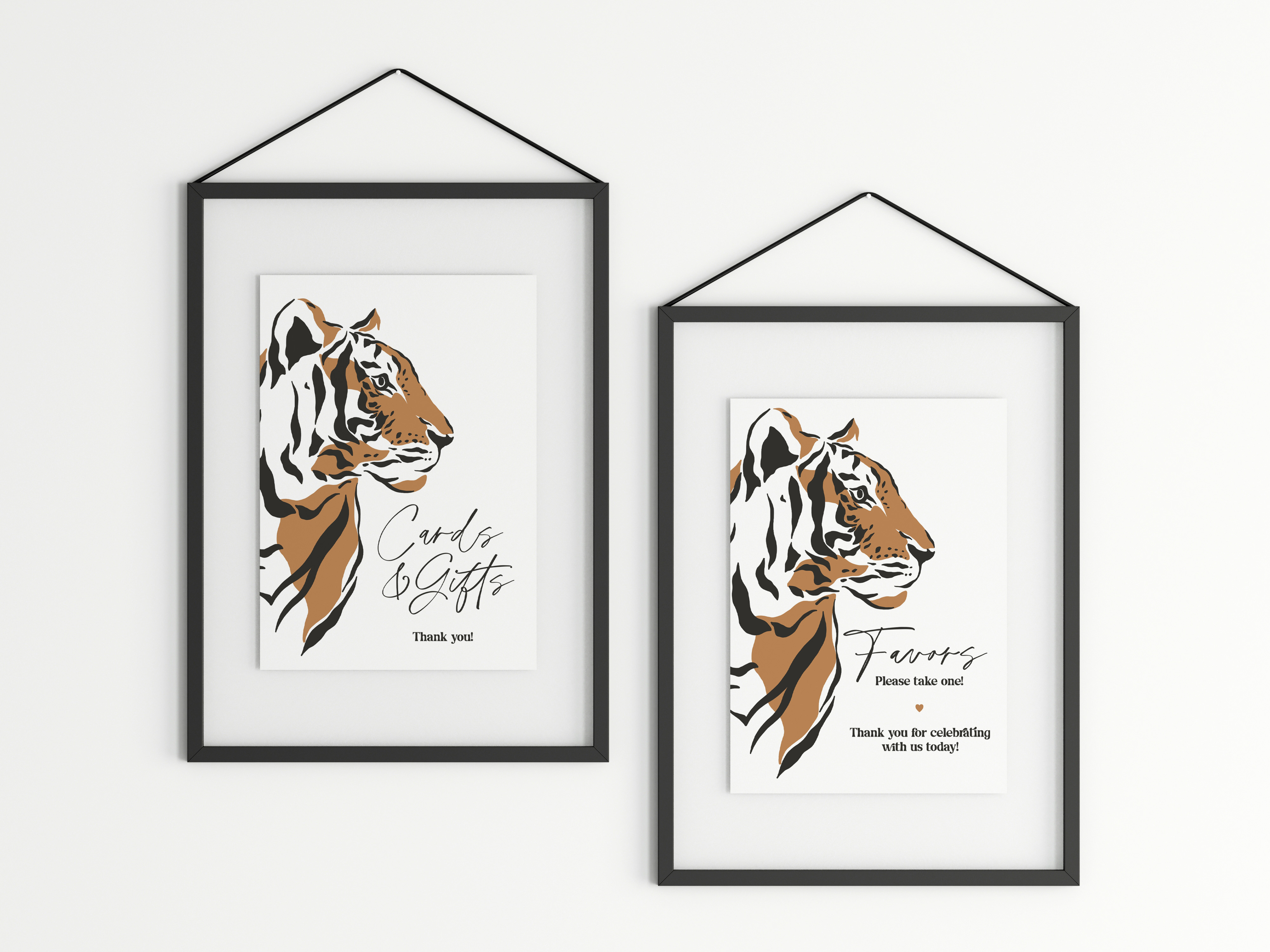 jungle - gifts and favors design preview